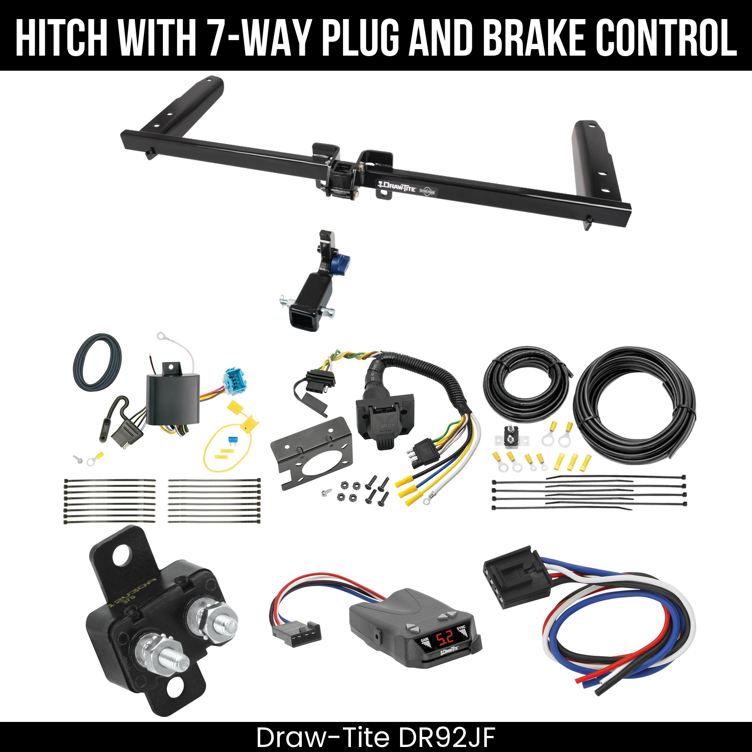 Trailer Hitch , 7-Way , Draw-Tite Activator IV Brake Control