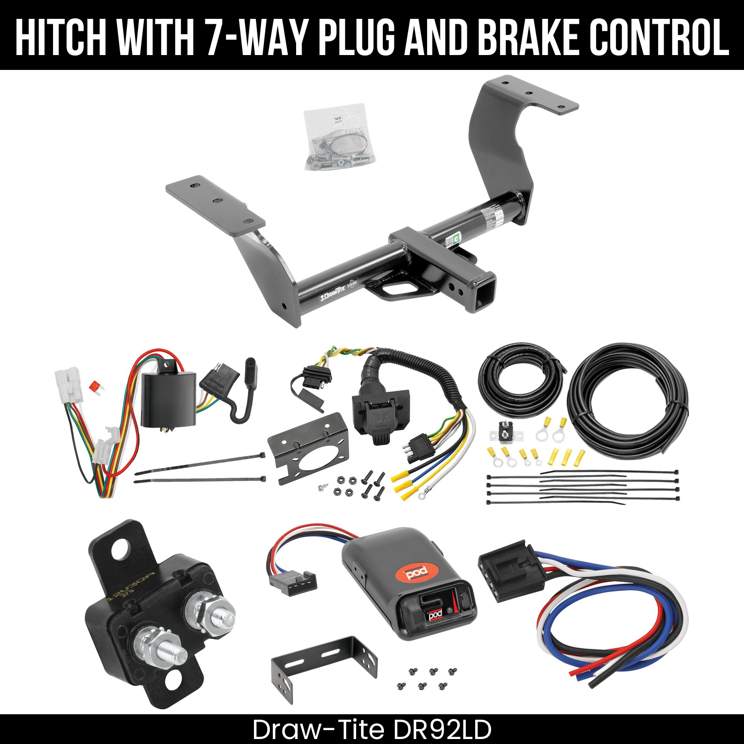 Trailer Hitch , 7-Way , Pro Series POD Brake Control