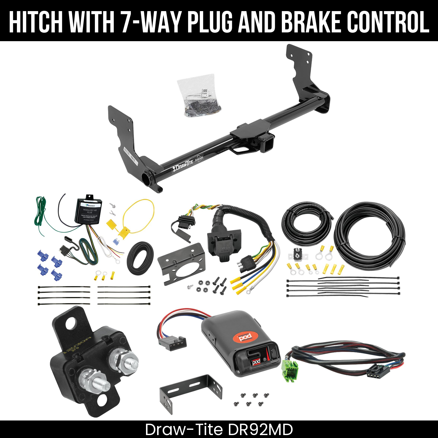 Trailer Hitch , 7-Way , Pro Series POD Brake Control