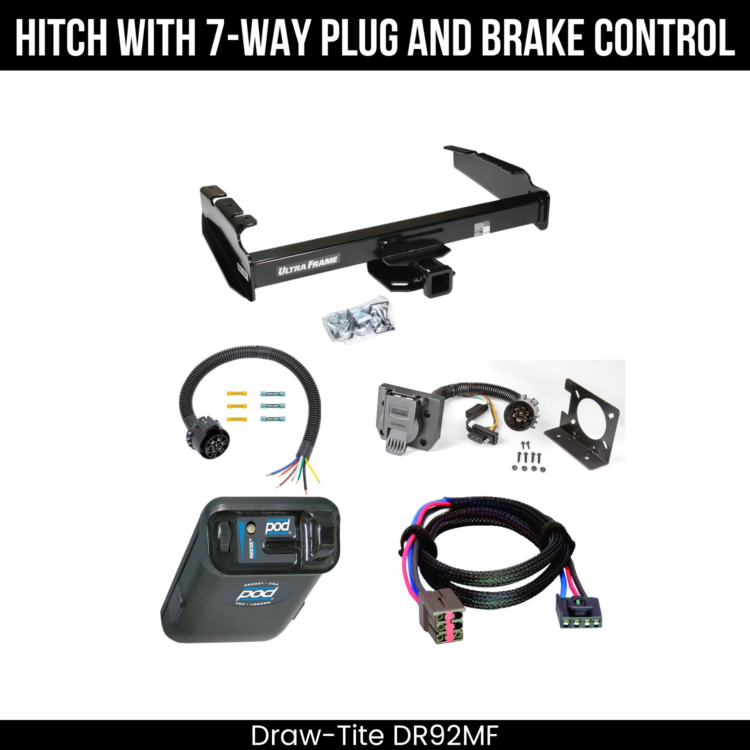 Trailer Hitch , 7-Way , Reese POD Brake Control