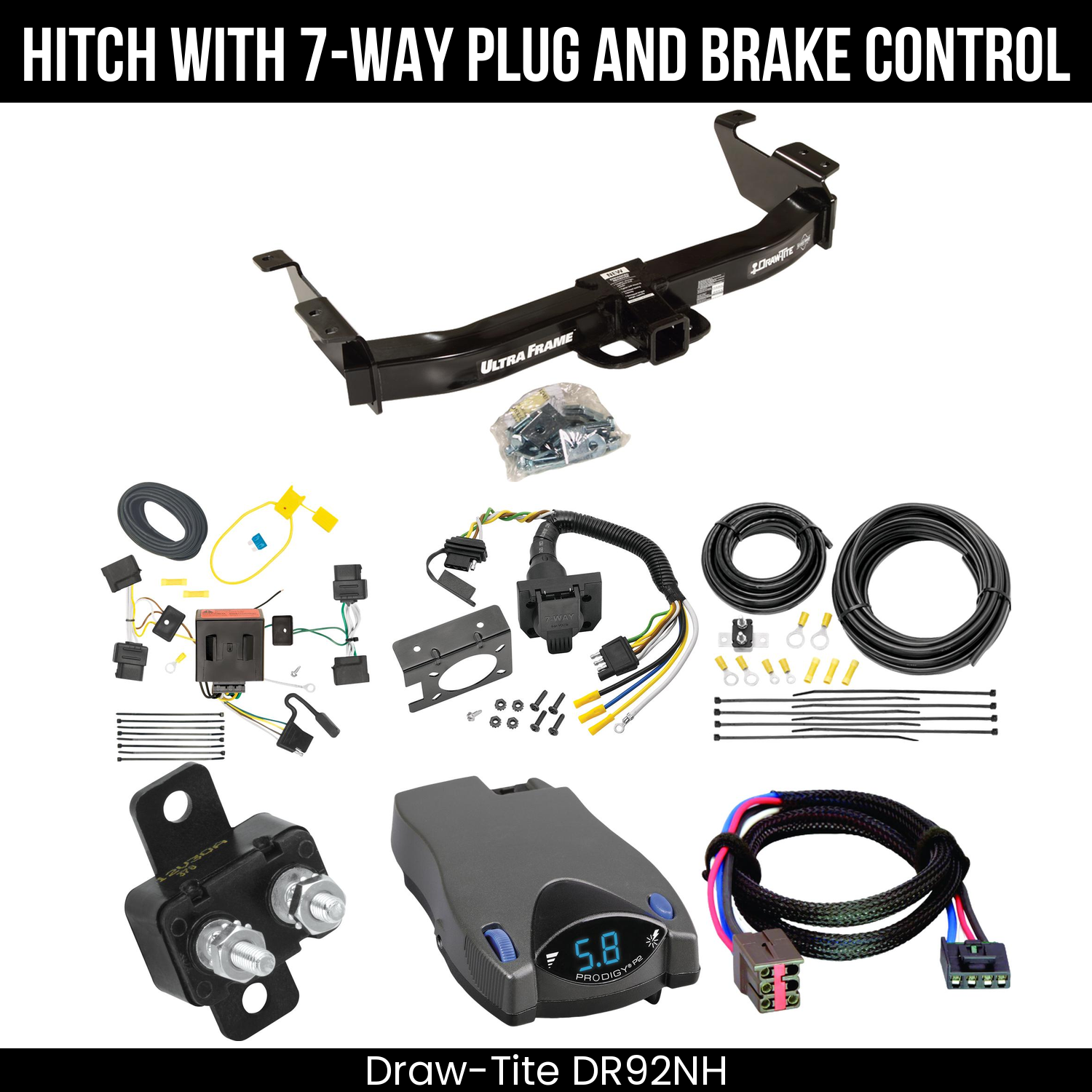 Trailer Hitch , 7-Way , Tekonsha Prodigy P2 Brake Control