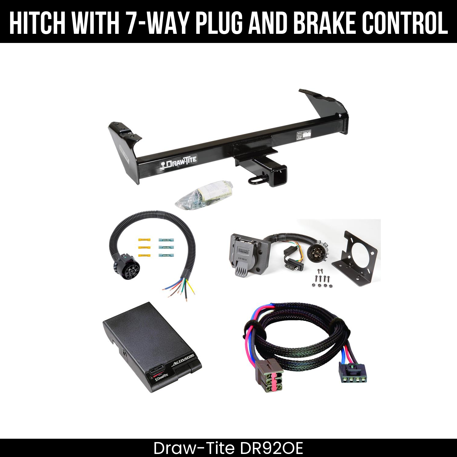 Trailer Hitch , 7-Way , Draw-Tite Activator Brake Control