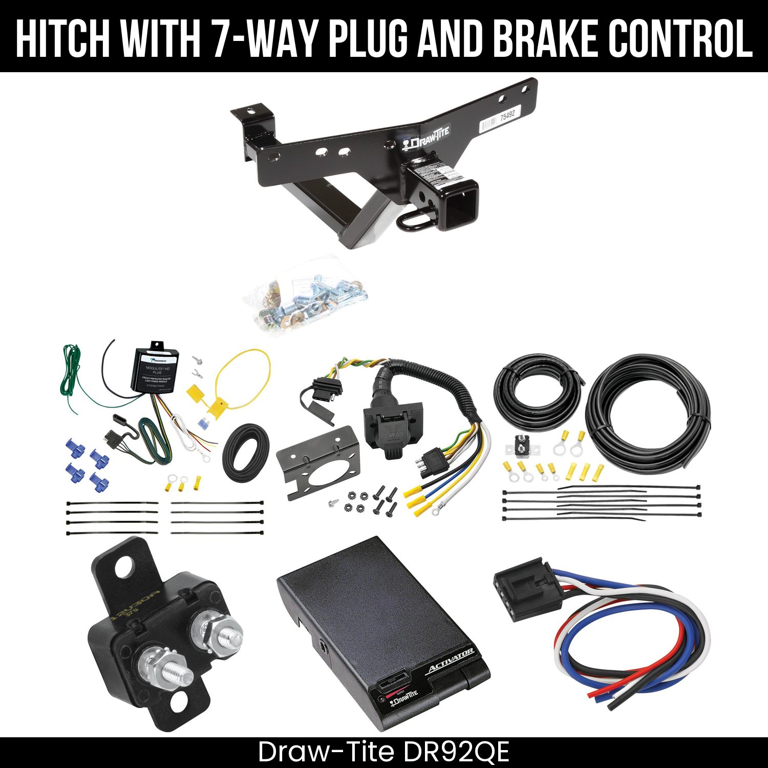 Trailer Hitch , 7-Way , Draw-Tite Activator Brake Control