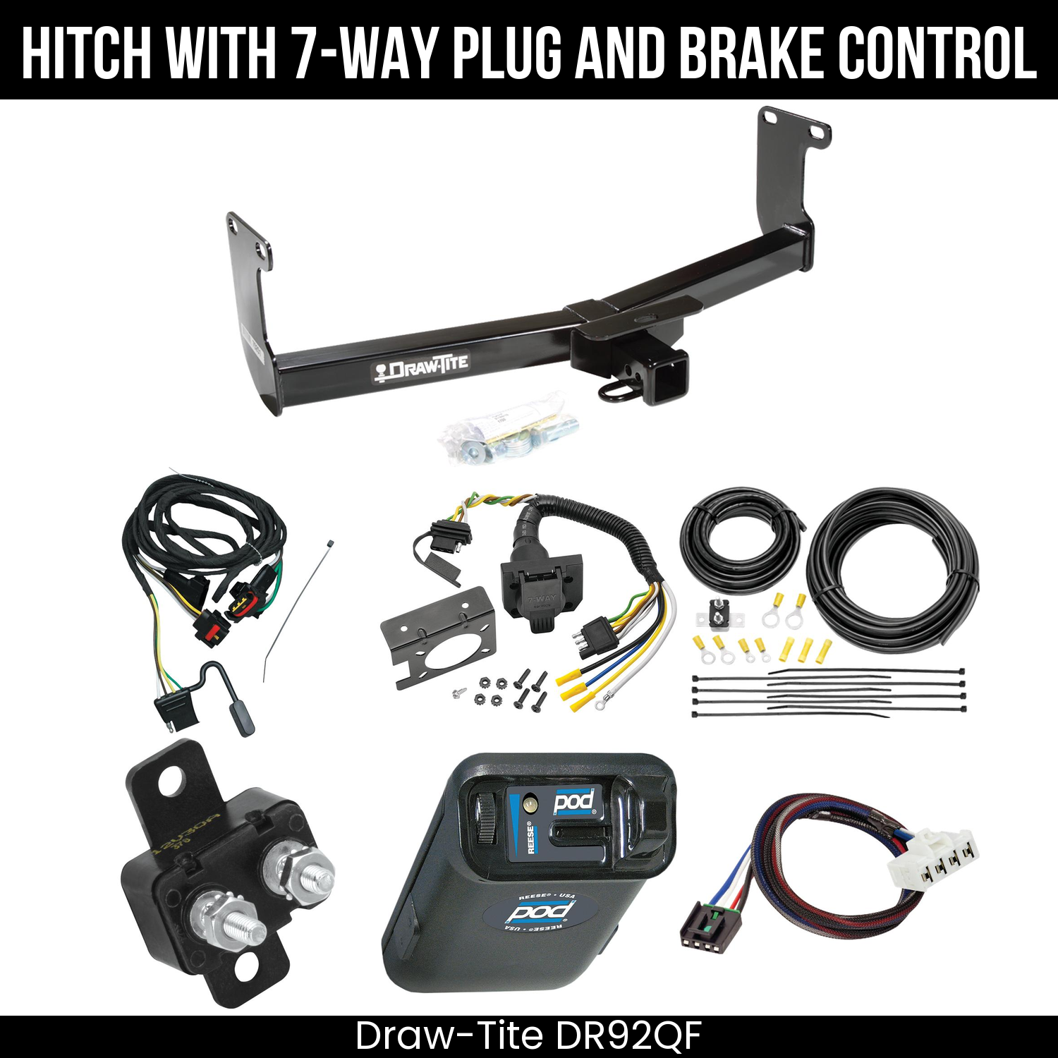 Trailer Hitch , 7-Way , Reese POD Brake Control