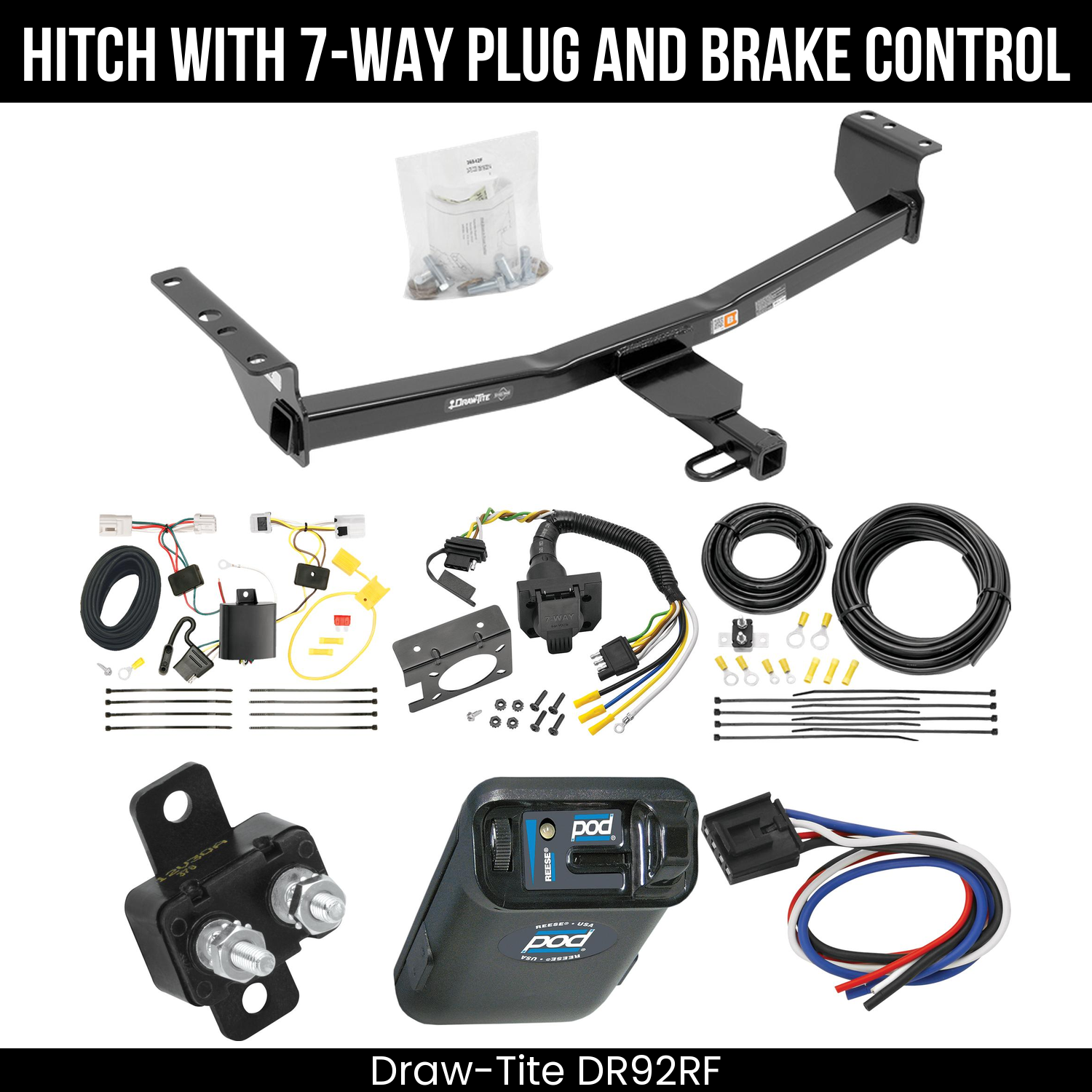 Trailer Hitch , 7-Way , Reese POD Brake Control
