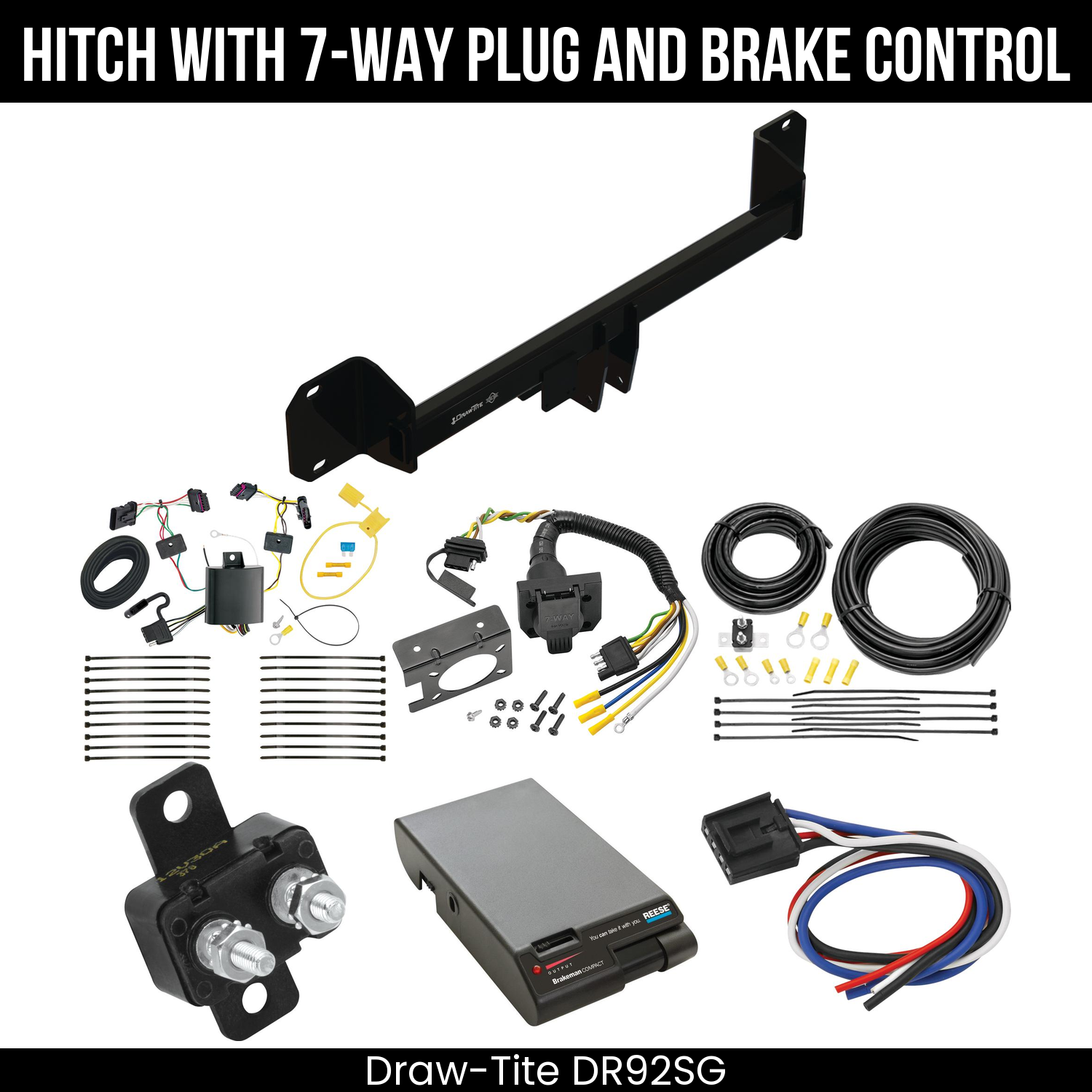 Trailer Hitch , 7-Way , Reese Brakeman Brake Control