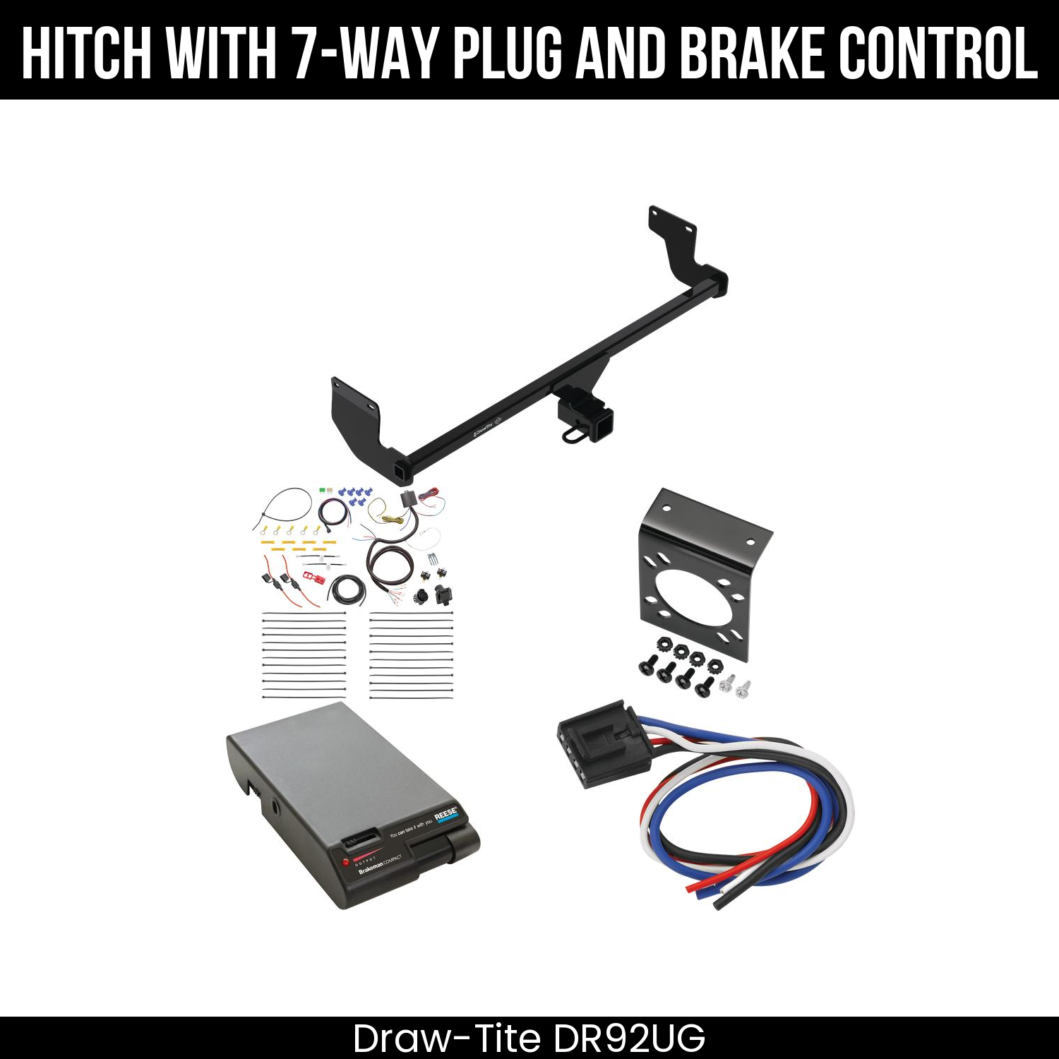 Trailer Hitch , 7-Way , Reese Brakeman Brake Control