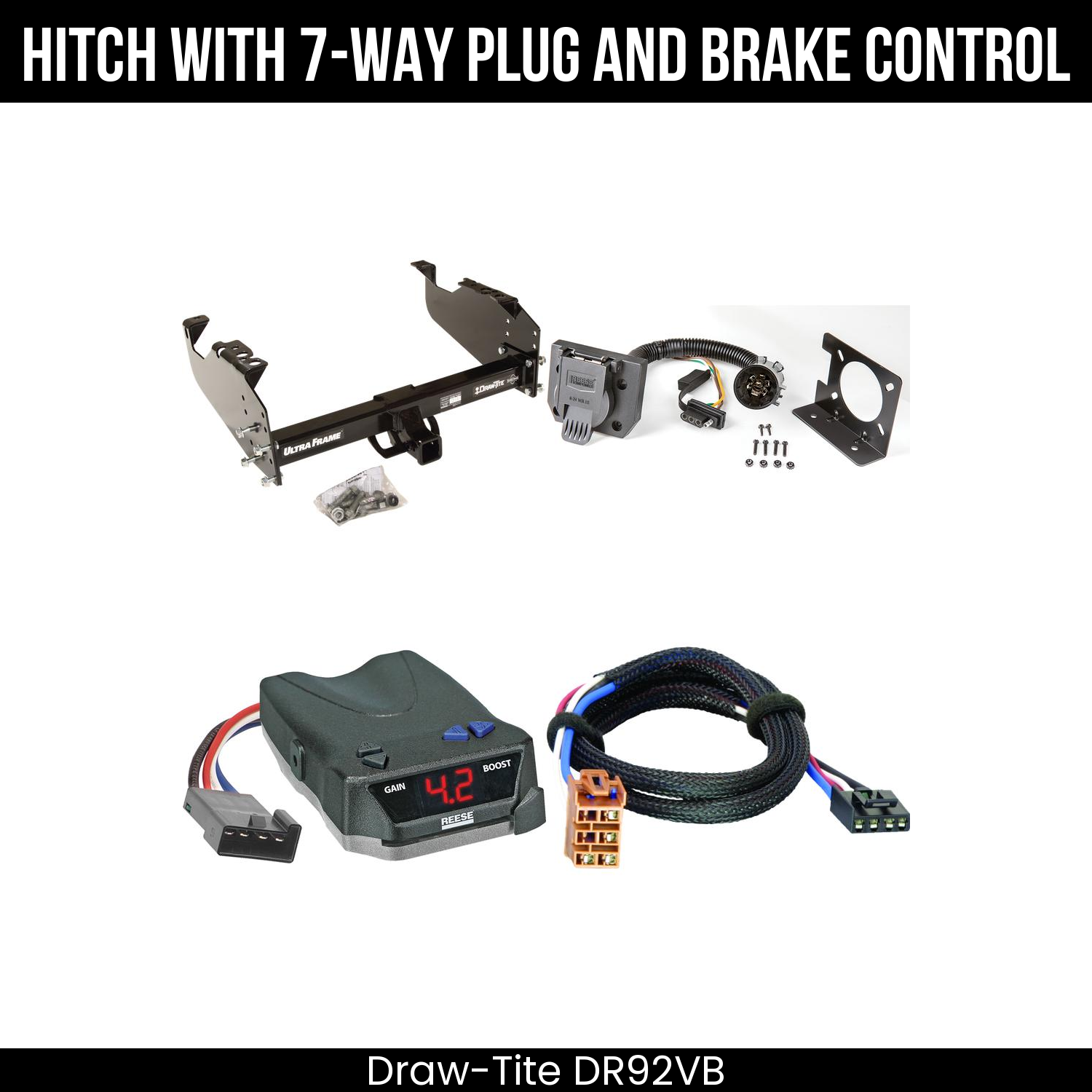 Trailer Hitch , 7-Way , Reese Brake EVN Control