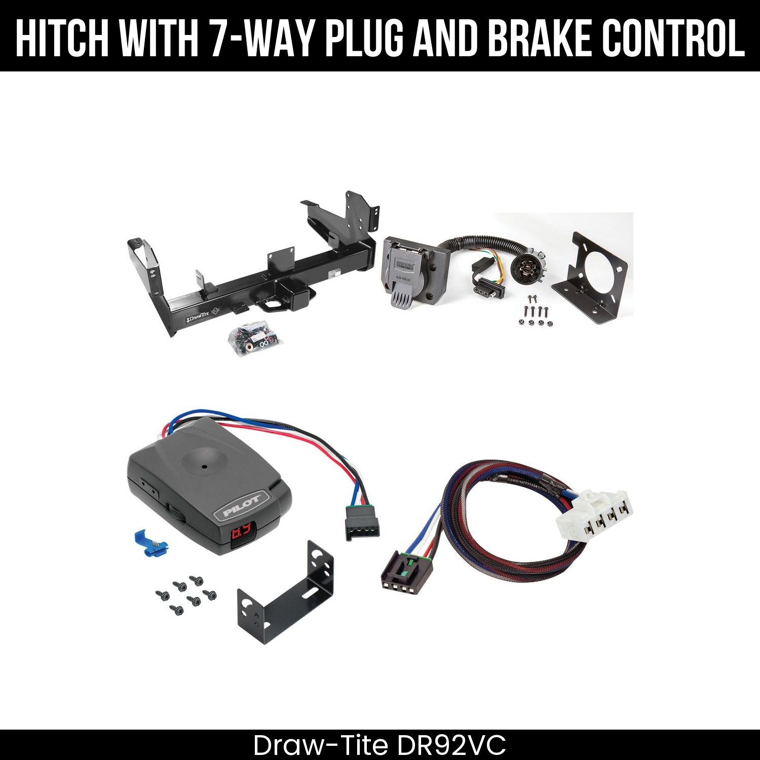 Trailer Hitch , 7-Way , Pro Series Pilot Brake Control