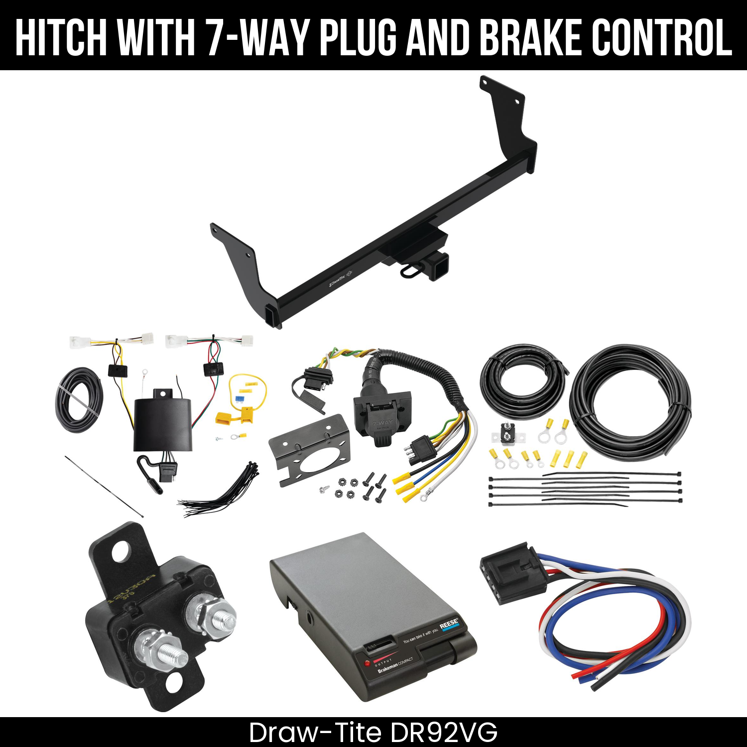 Trailer Hitch , 7-Way , Reese Brakeman Brake Control