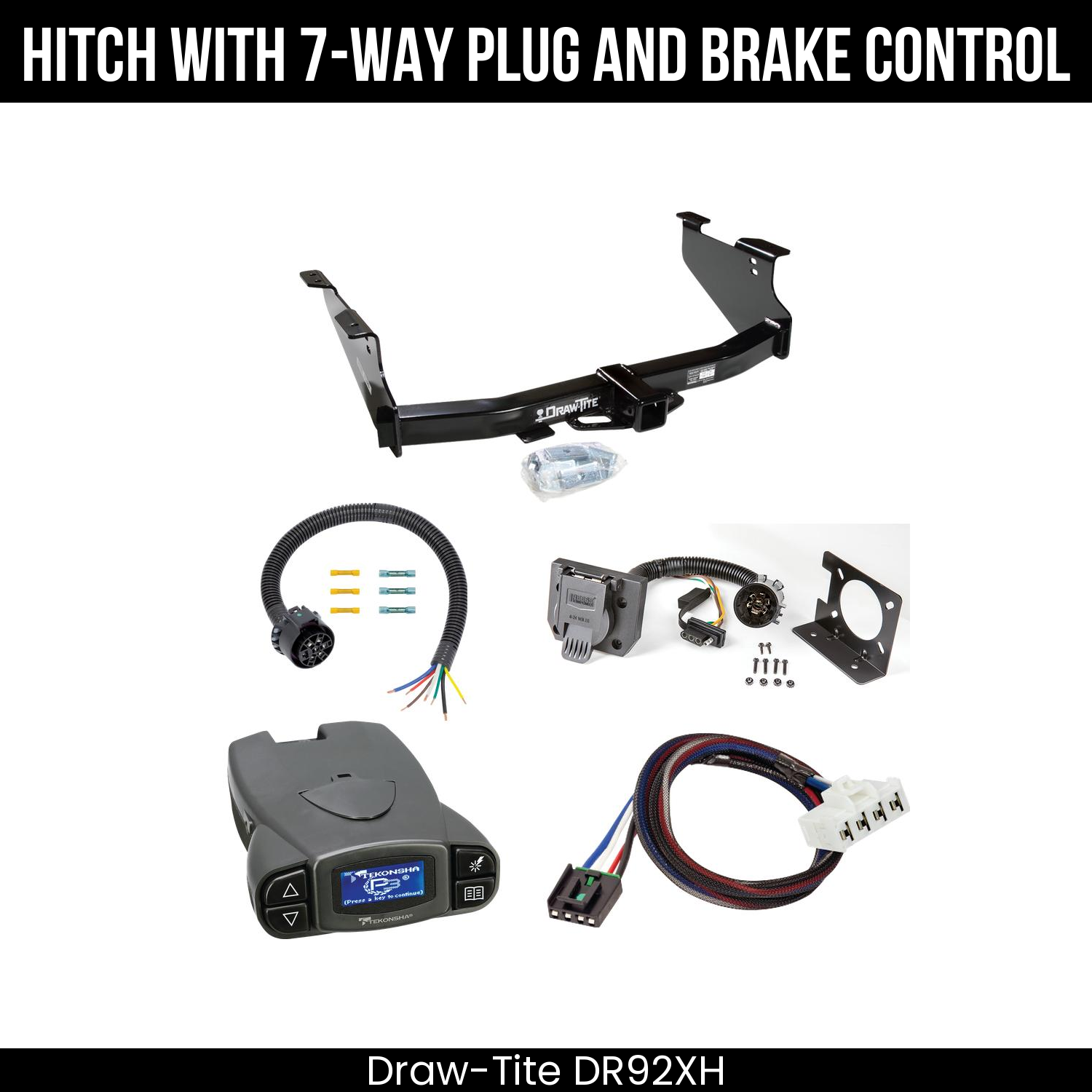 Trailer Hitch , 7-Way , Tekonsha Prodigy P3 Brake Control