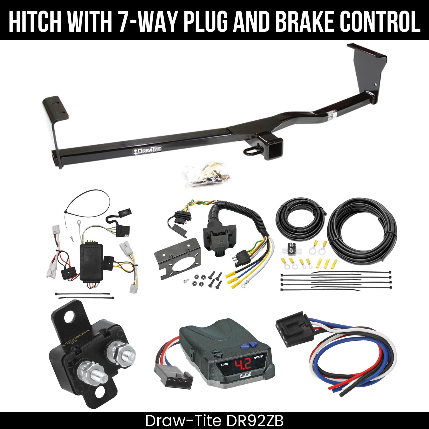 Trailer Hitch , 7-Way , Reese Brake EVN Control