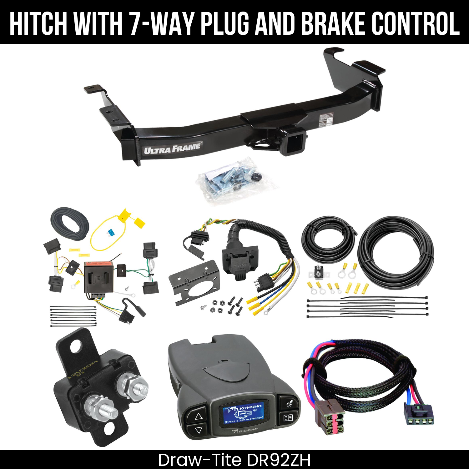 Trailer Hitch , 7-Way , Tekonsha Prodigy P3 Brake Control