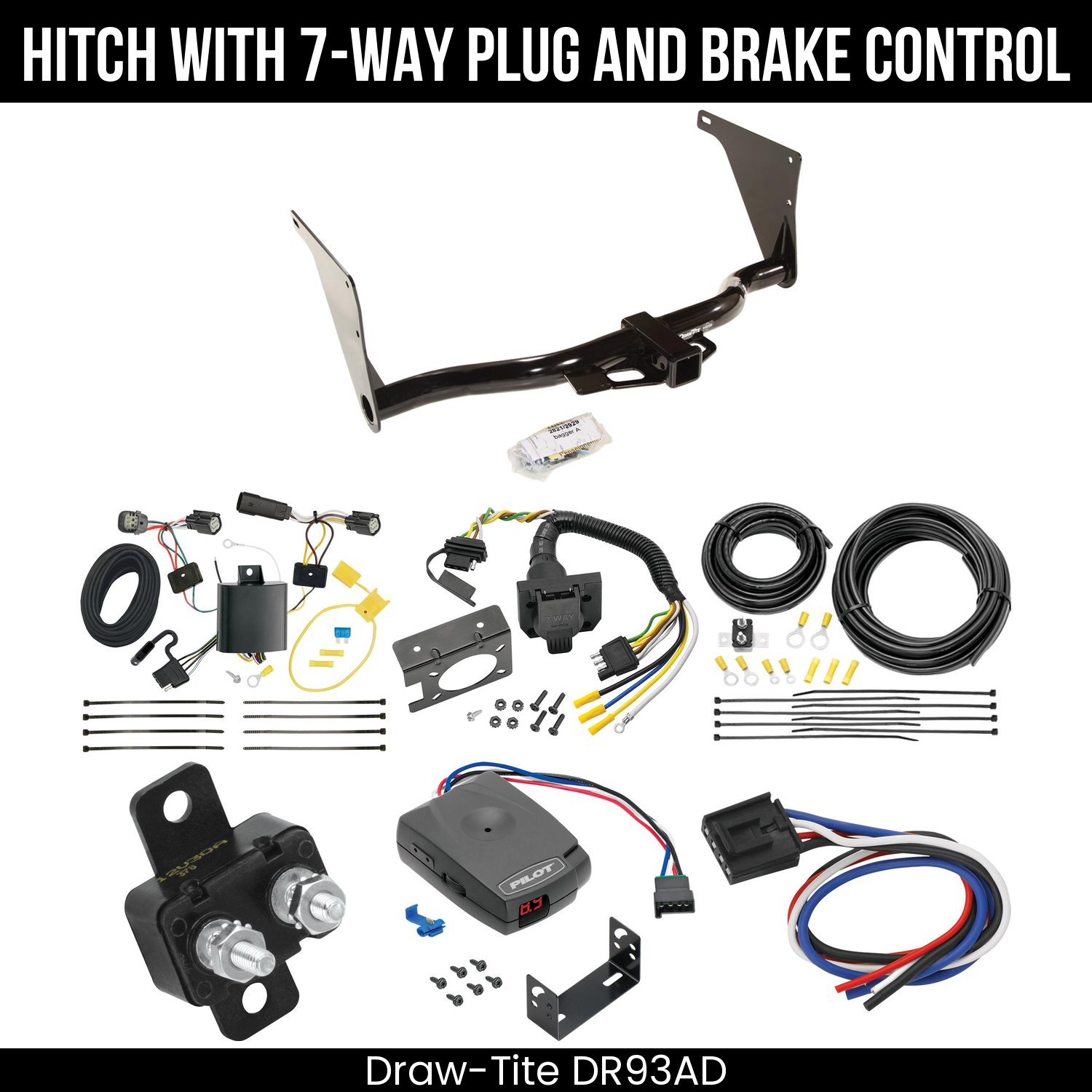 Trailer Hitch , 7-Way , Pro Series Pilot Brake Control