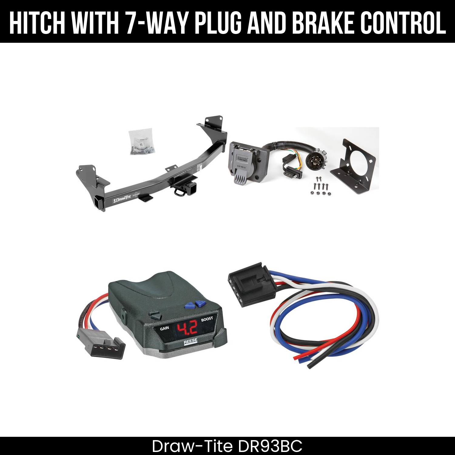 Trailer Hitch , 7-Way , Reese Brake EVN Control