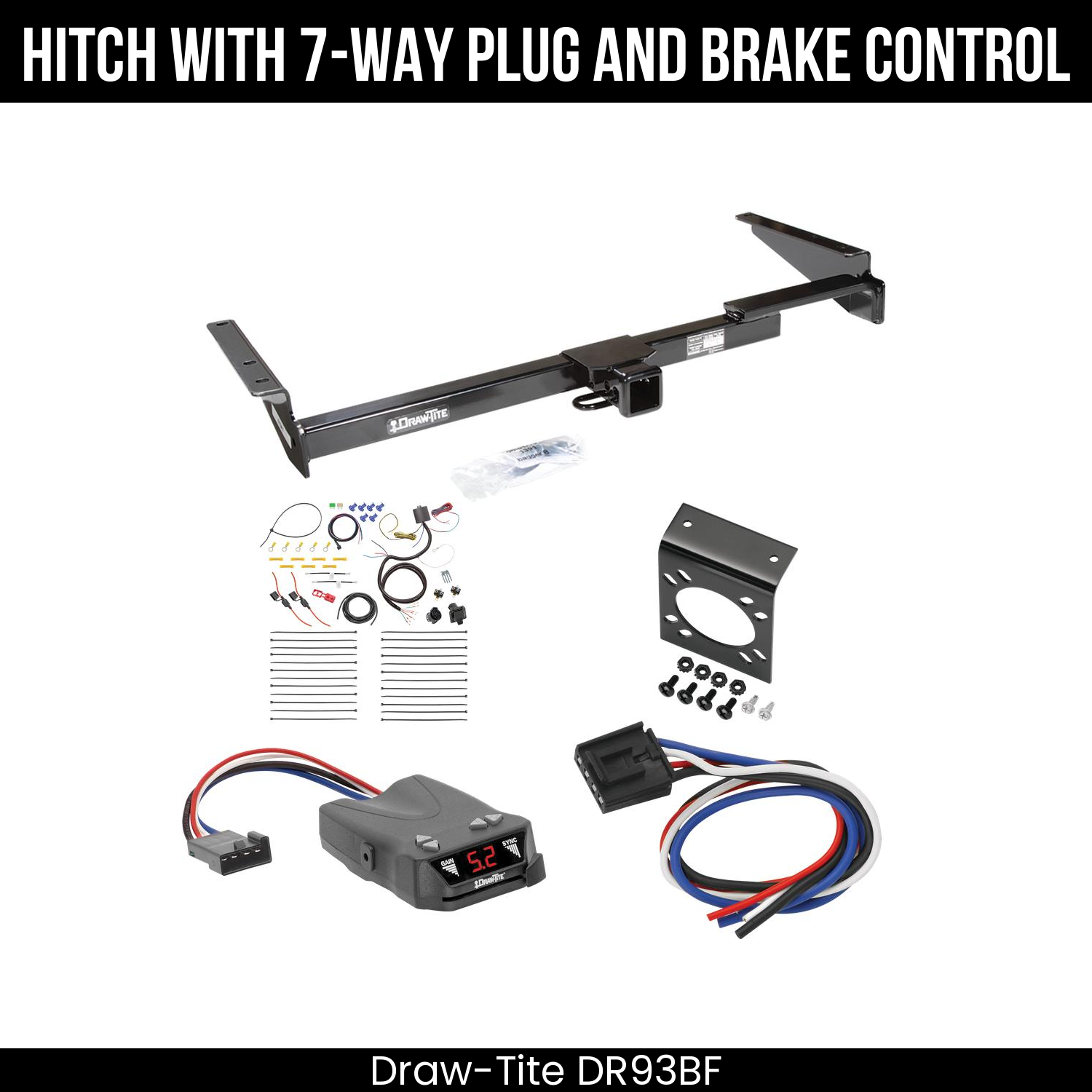Trailer Hitch , 7-Way , Draw-Tite Activator IV Brake Control