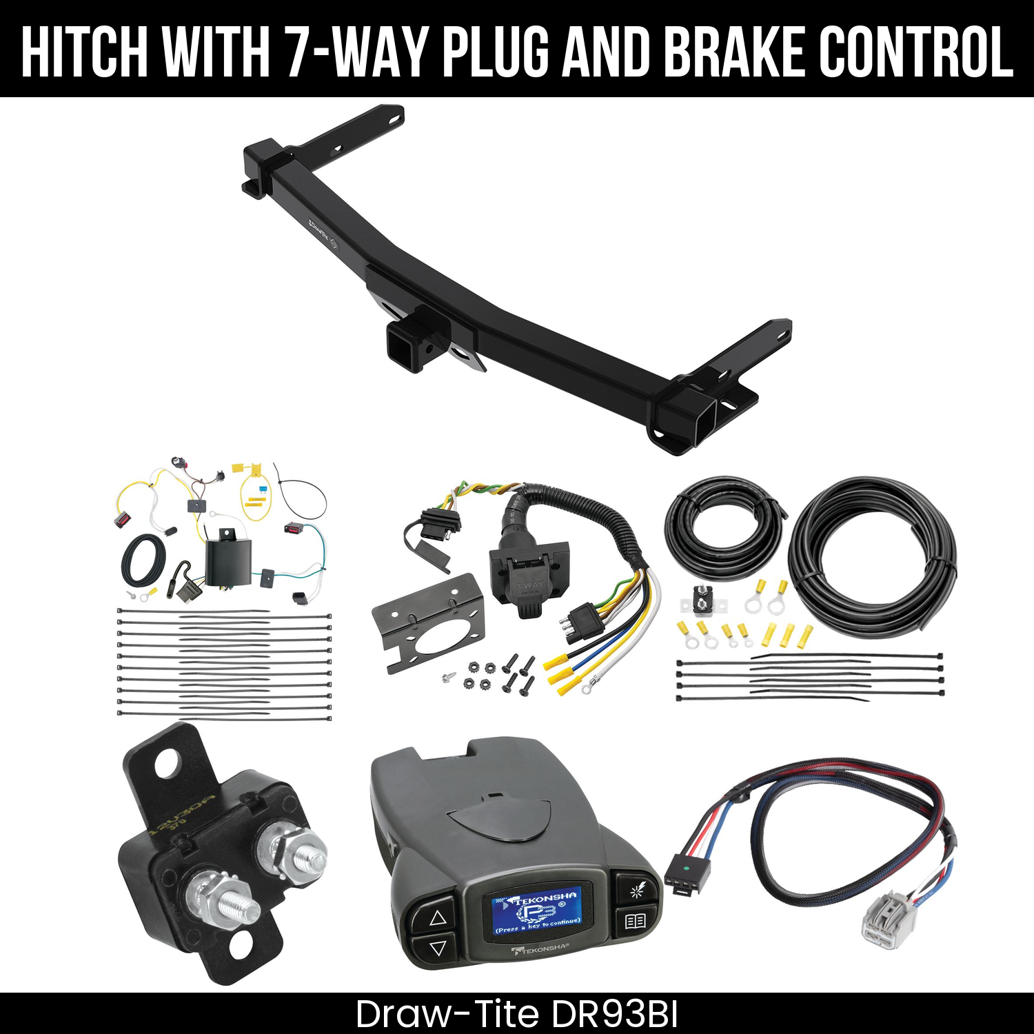 Trailer Hitch , 7-Way , Tekonsha Prodigy P3 Brake Control