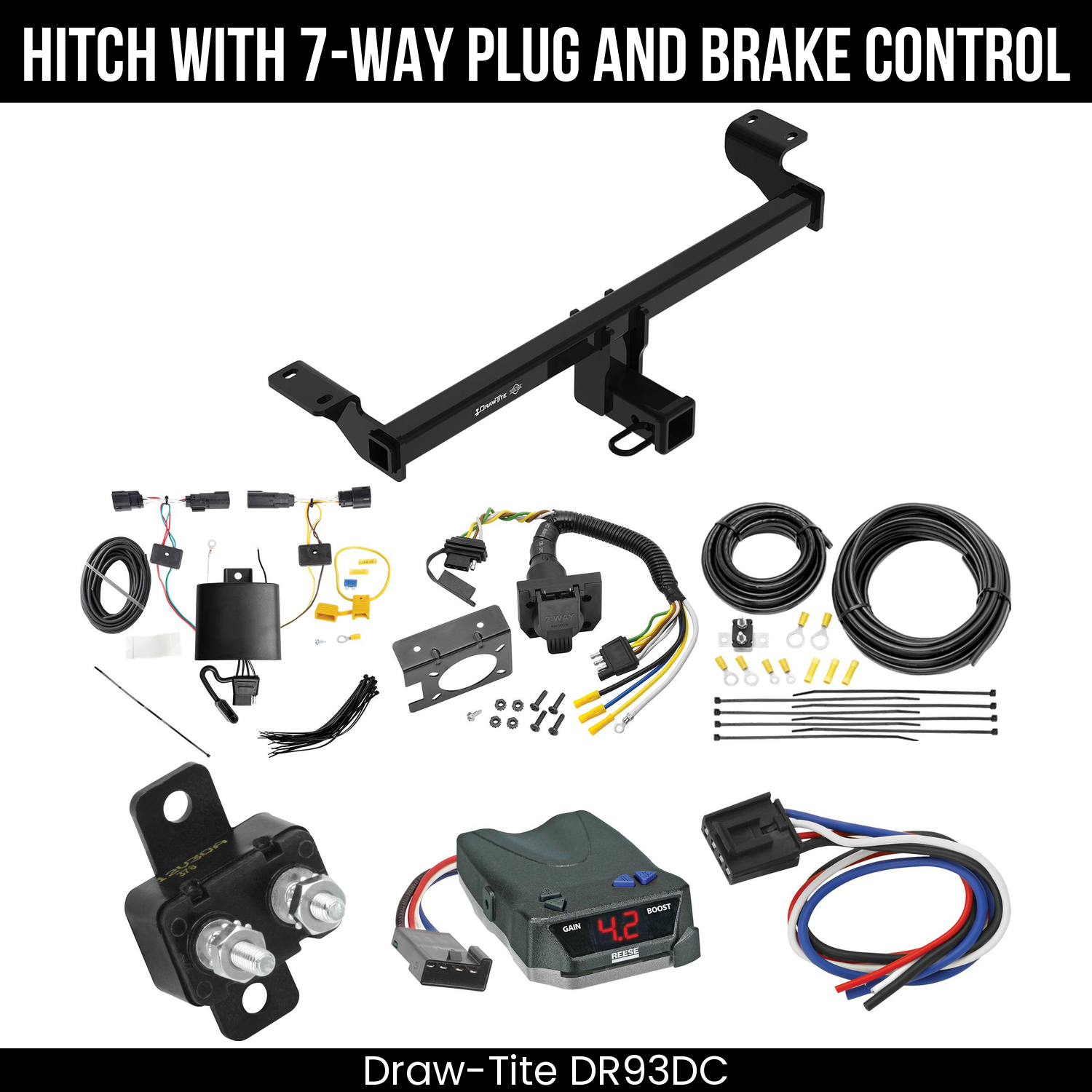 Trailer Hitch , 7-Way , Reese Brake EVN Control