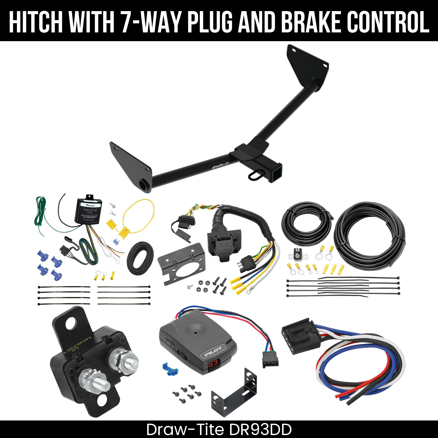 Trailer Hitch , 7-Way , Pro Series Pilot Brake Control