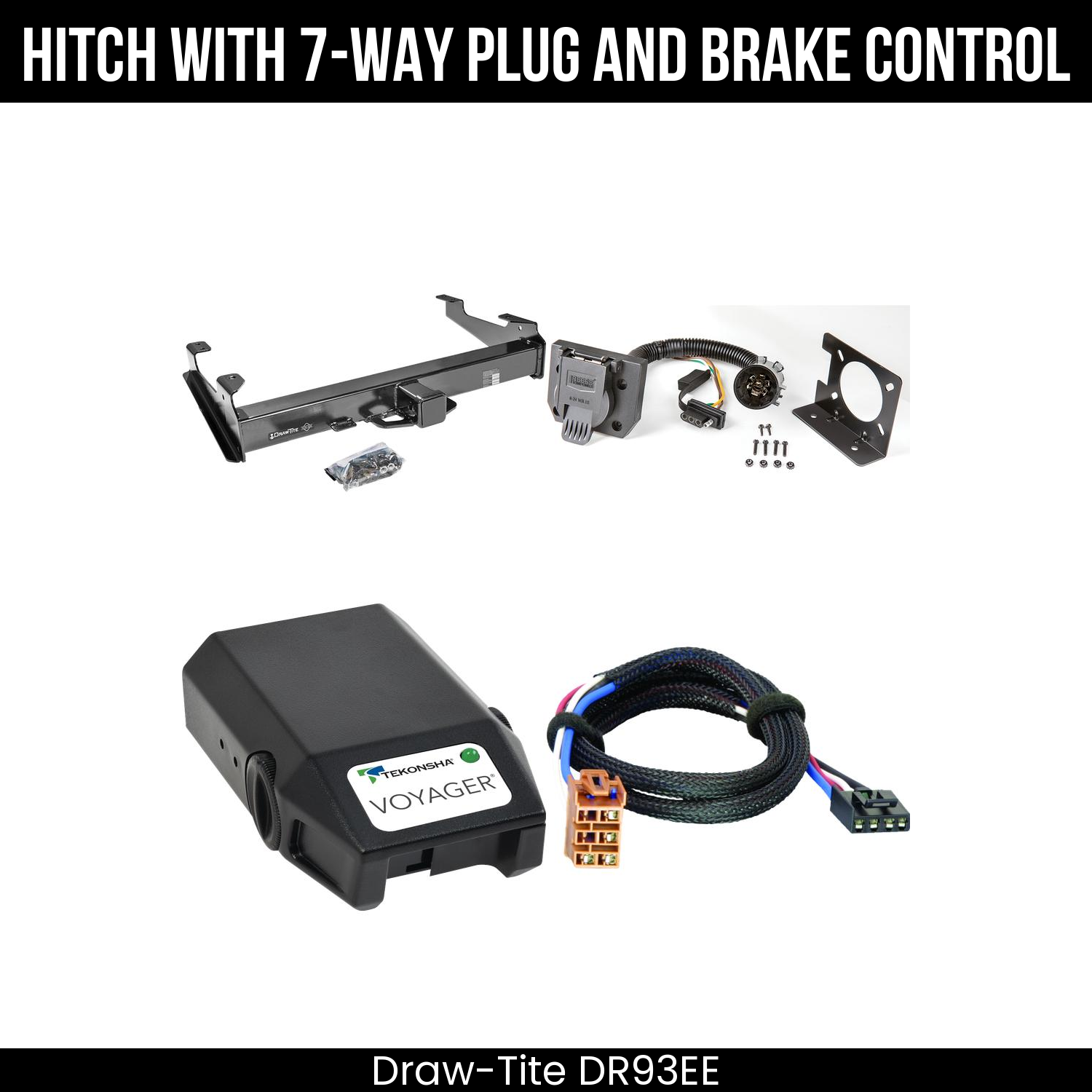Trailer Hitch , 7-Way , Tekonsha Voyager Brake Control