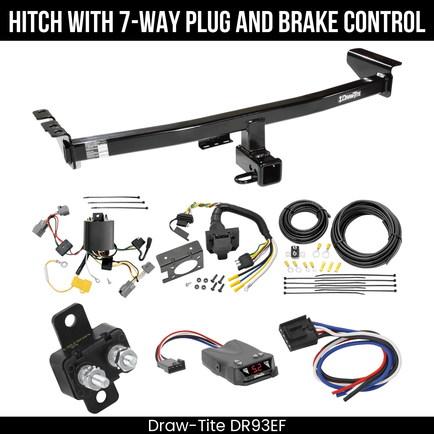 Trailer Hitch , 7-Way , Draw-Tite Activator IV Brake Control