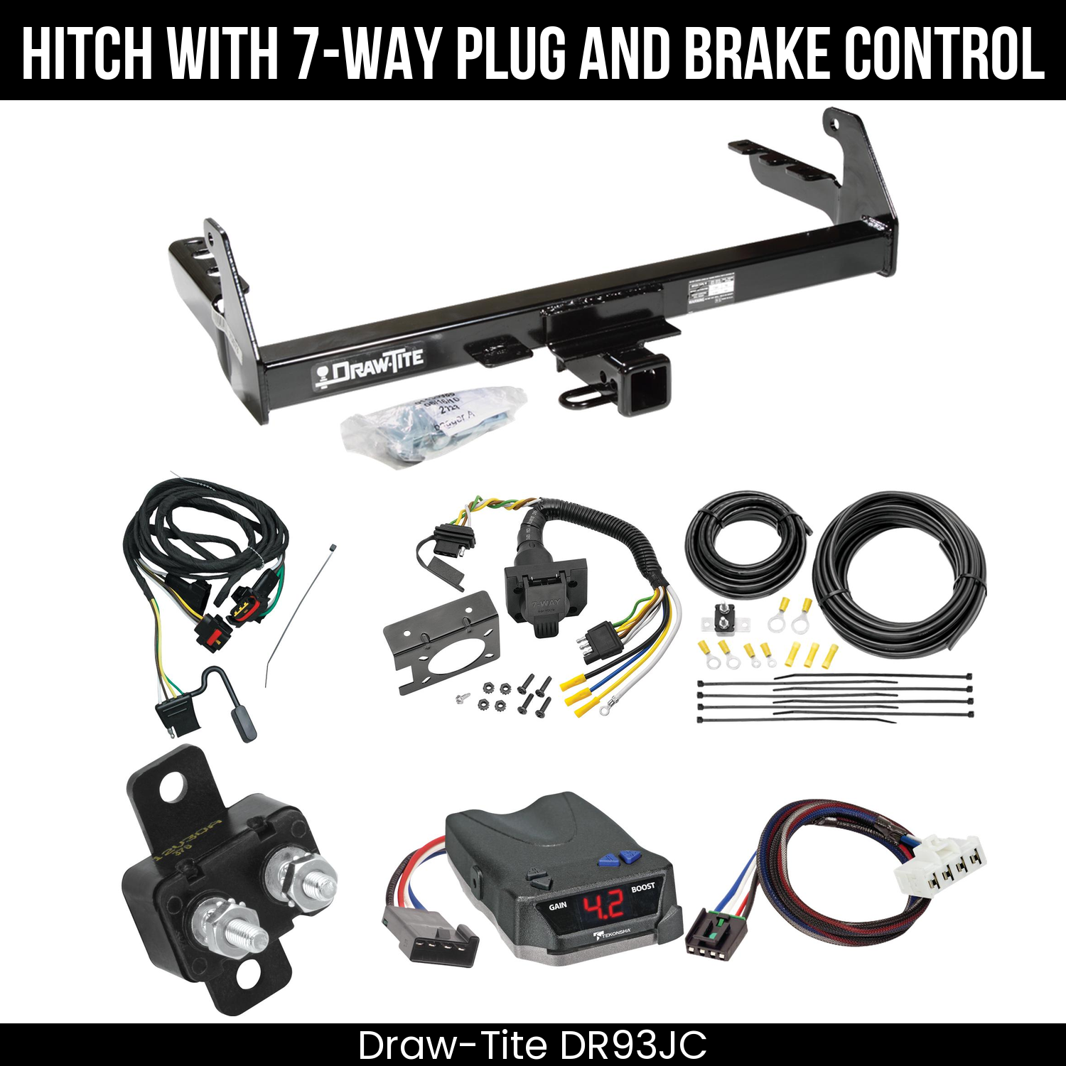 Trailer Hitch , 7-Way , Tekonsha Brake EVN Control