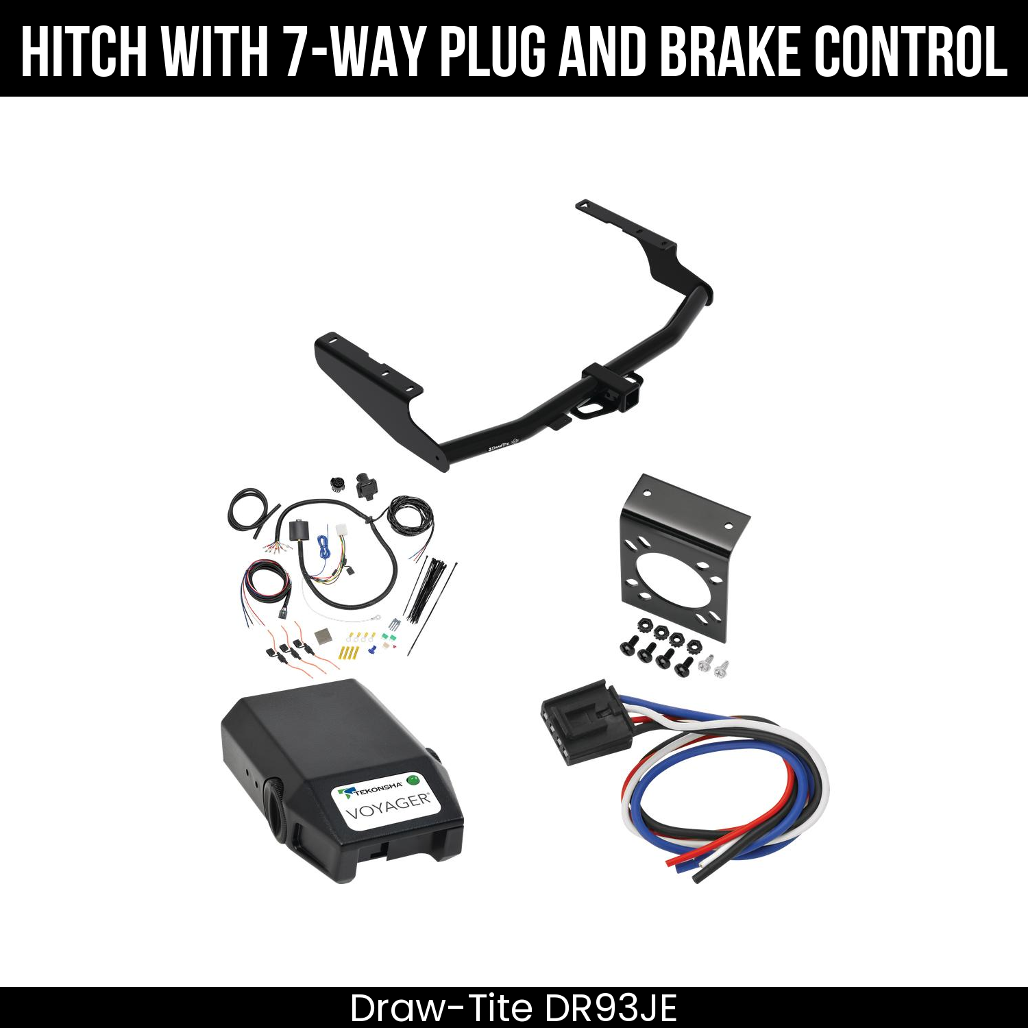 Trailer Hitch , 7-Way , Tekonsha Voyager Brake Control