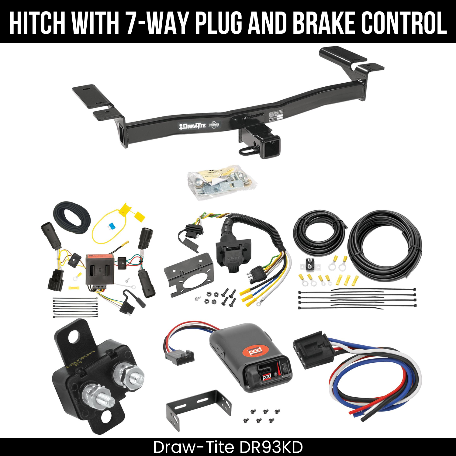 Trailer Hitch , 7-Way , Pro Series POD Brake Control
