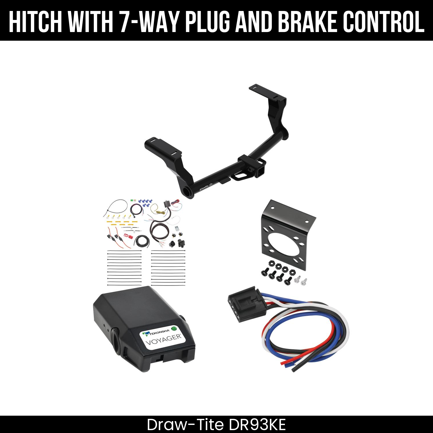 Trailer Hitch , 7-Way , Tekonsha Voyager Brake Control