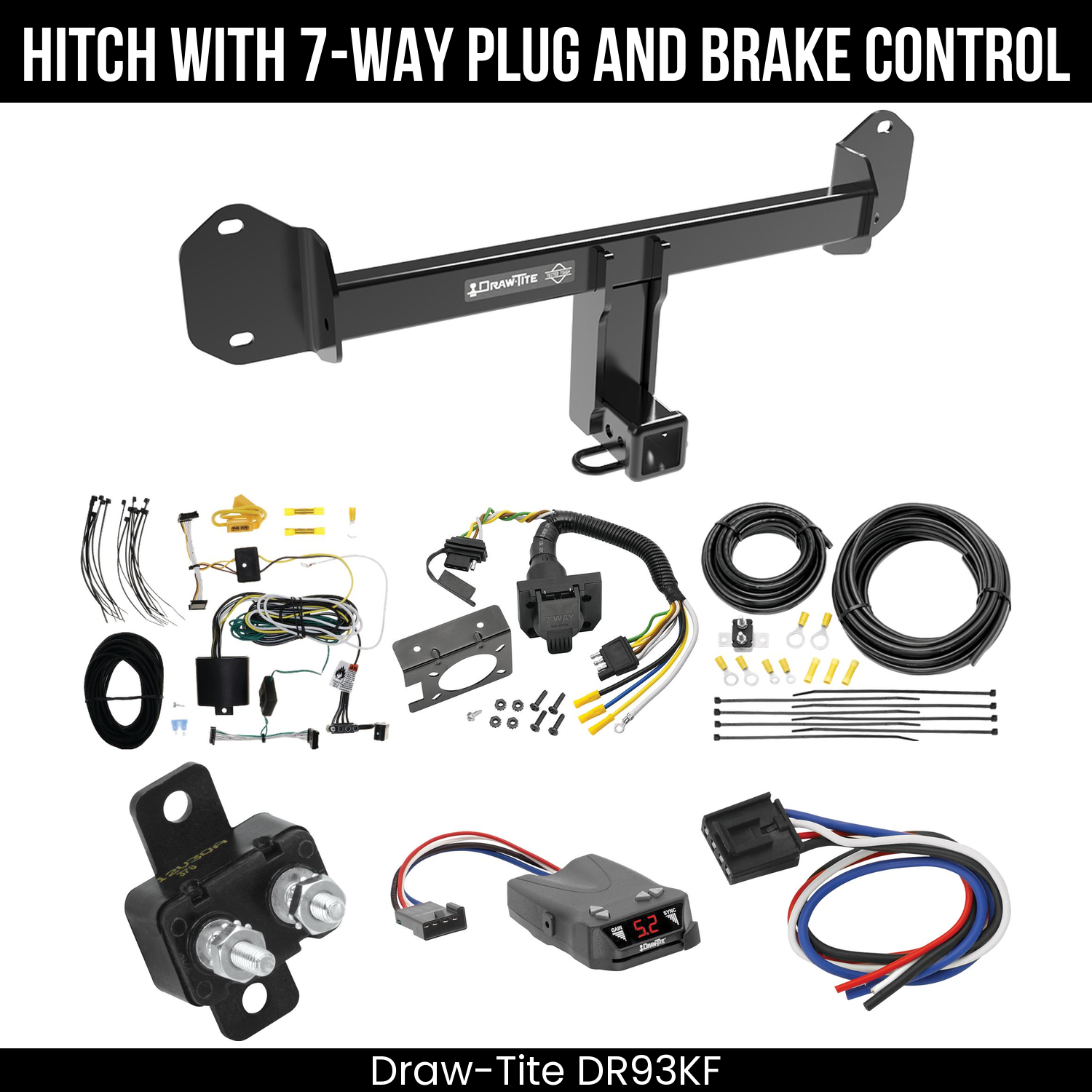 Trailer Hitch , 7-Way , Draw-Tite Activator IV Brake Control