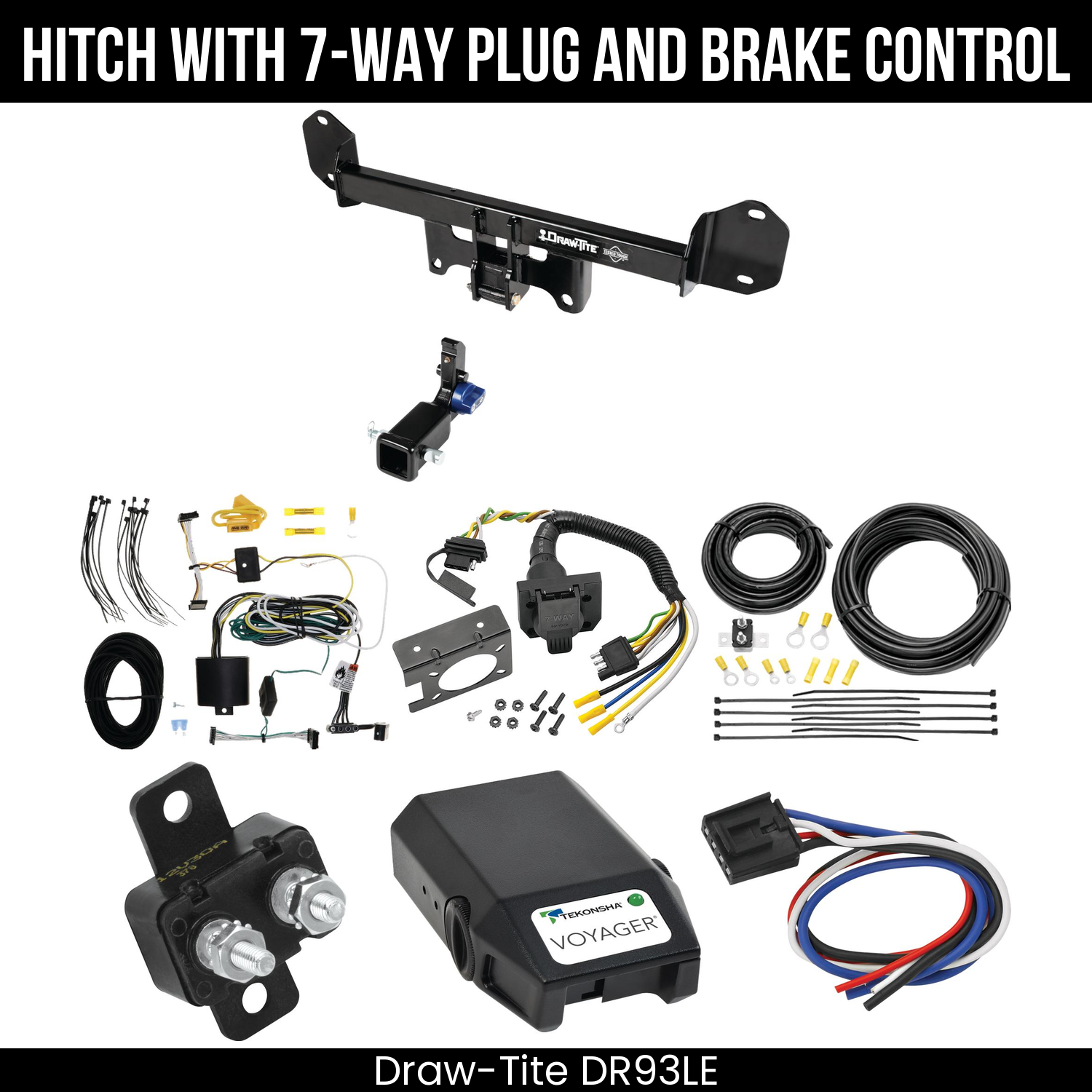 Trailer Hitch , 7-Way , Tekonsha Voyager Brake Control