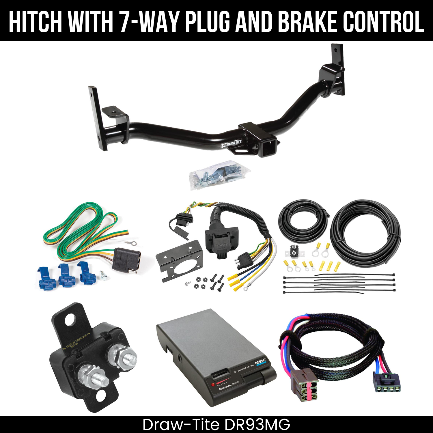 Trailer Hitch , 7-Way , Reese Brakeman Brake Control
