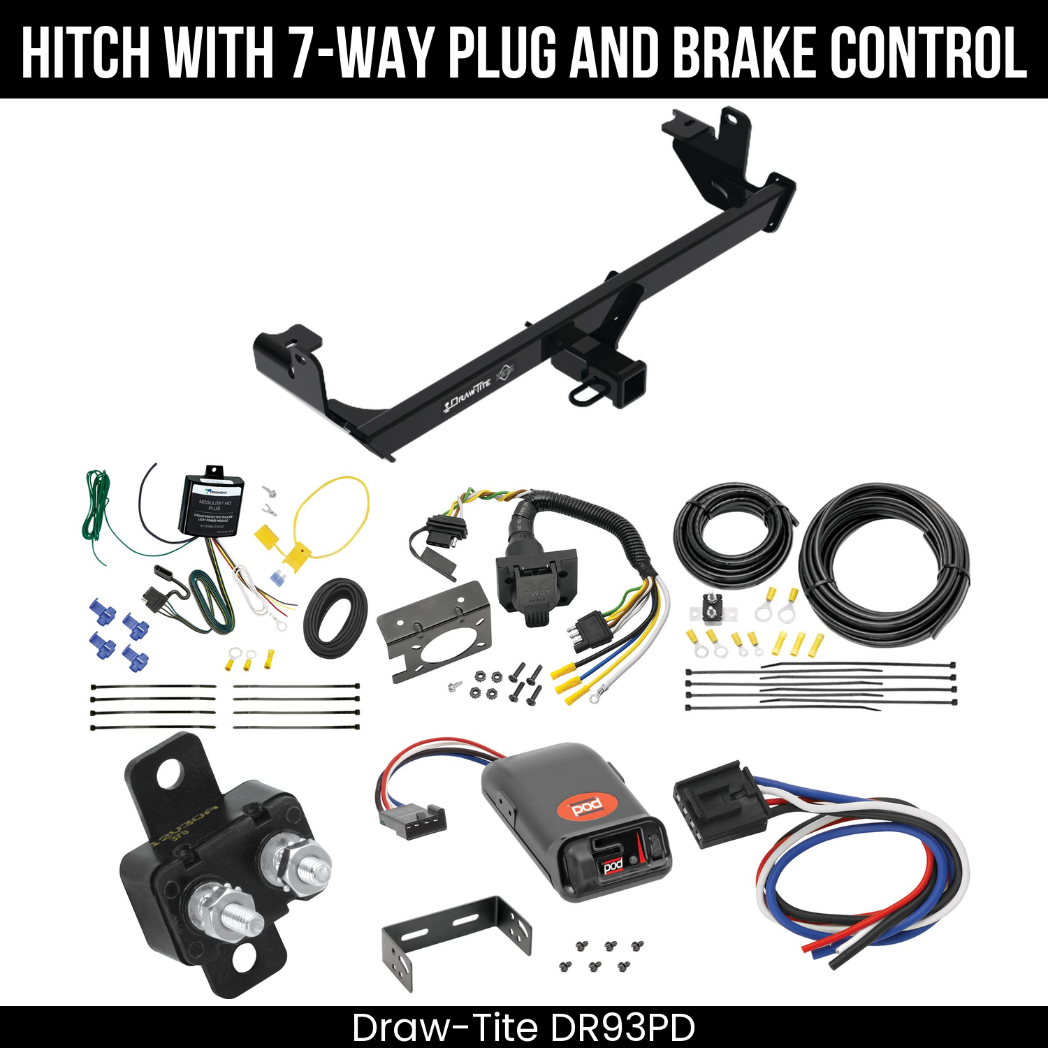Trailer Hitch , 7-Way , Pro Series POD Brake Control
