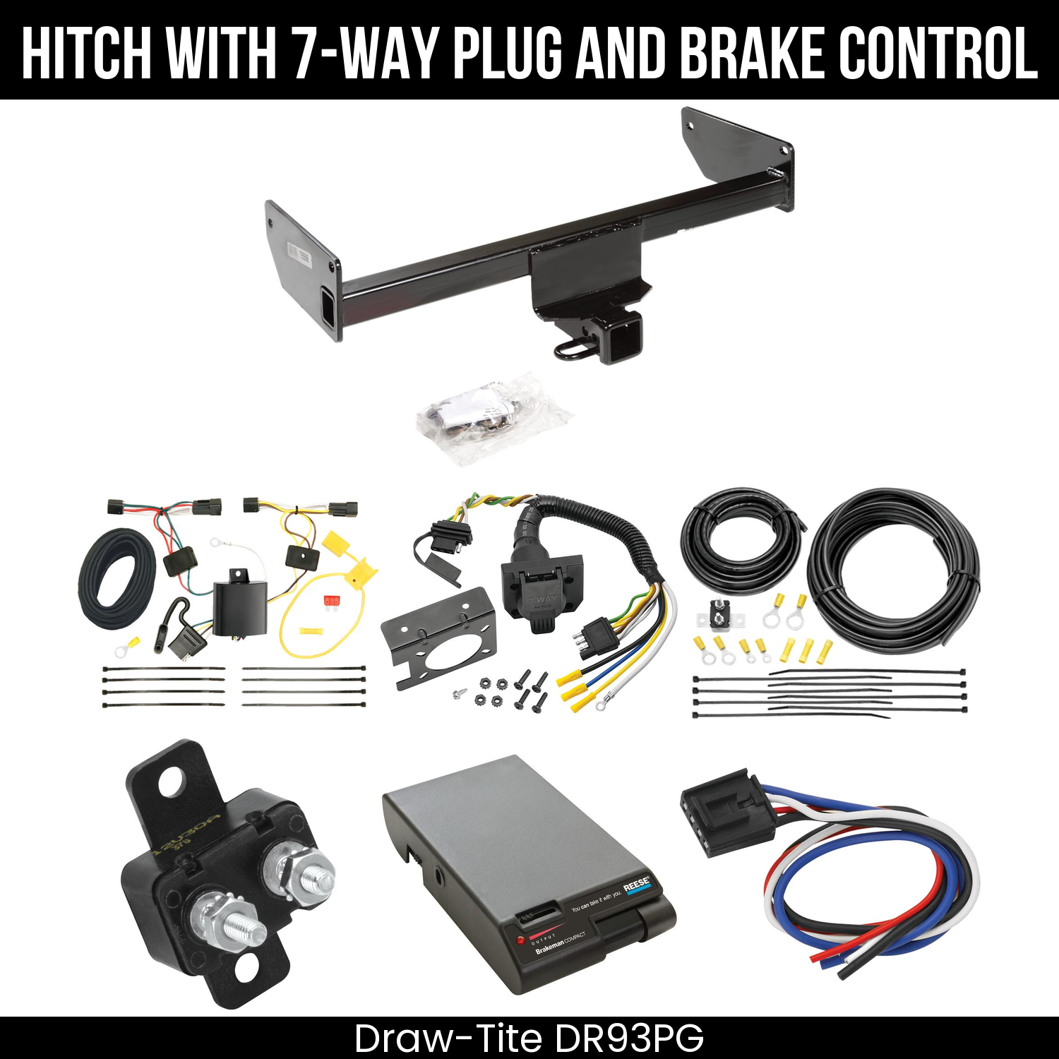 Trailer Hitch , 7-Way , Reese Brakeman Brake Control