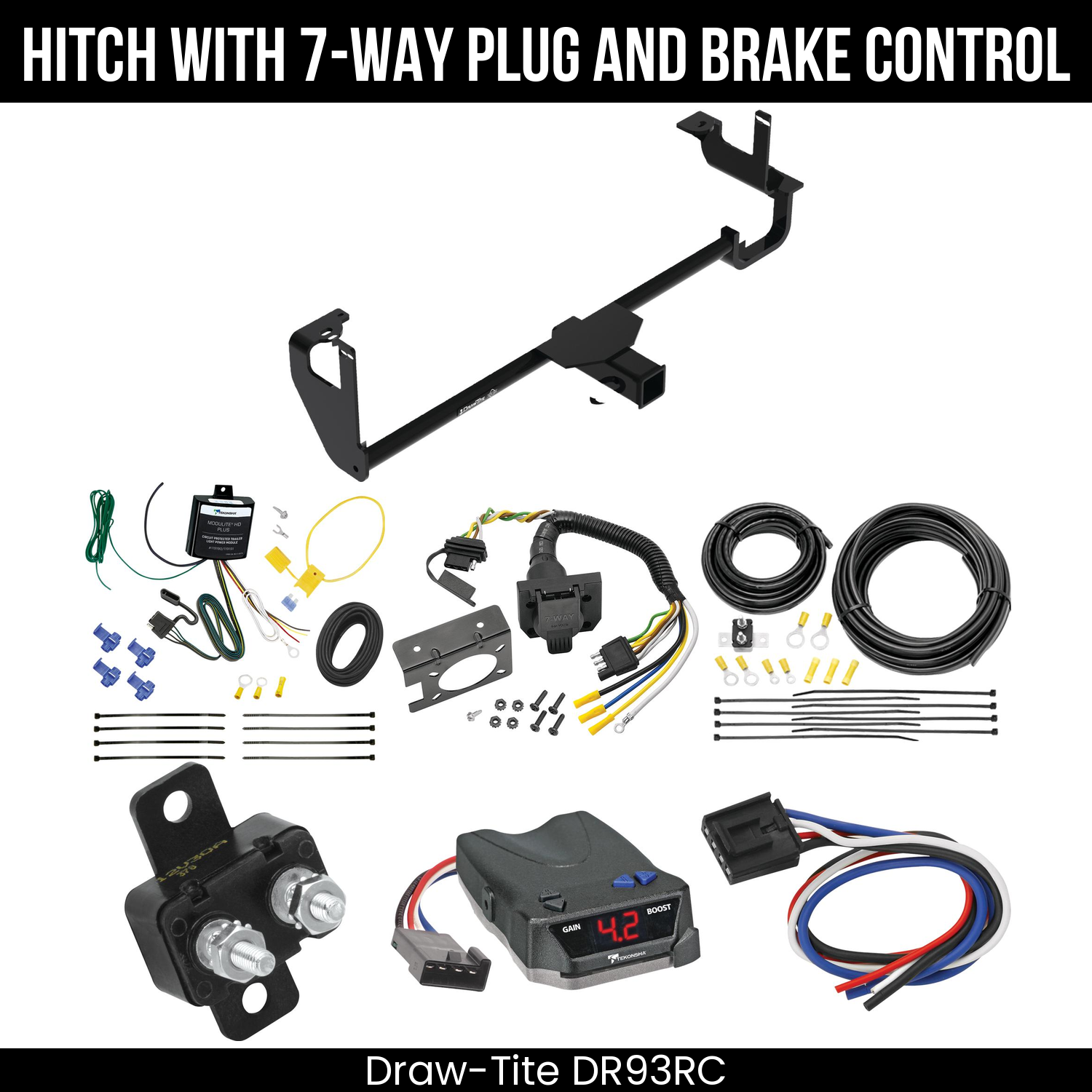 Trailer Hitch , 7-Way , Tekonsha Brake EVN Control