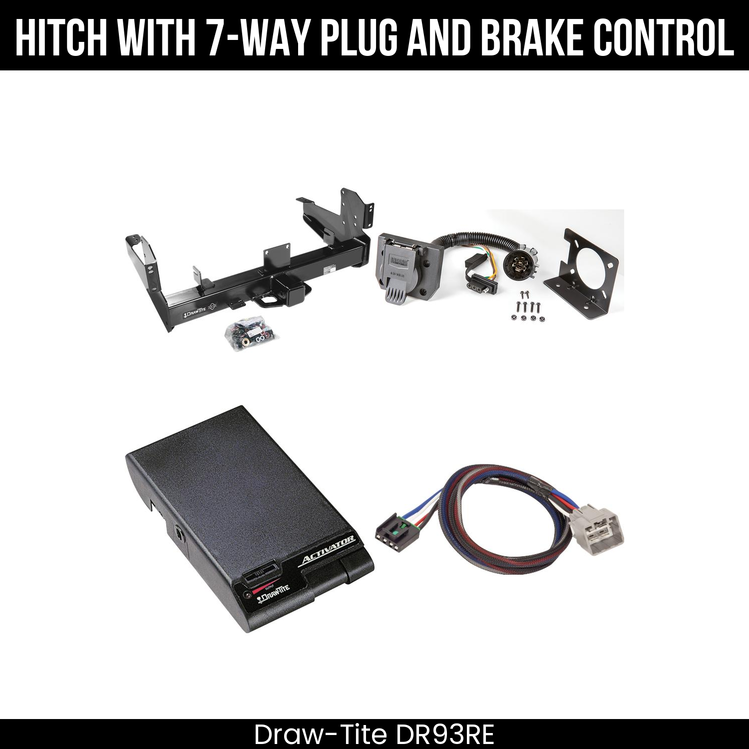 Trailer Hitch , 7-Way , Draw-Tite Activator Brake Control