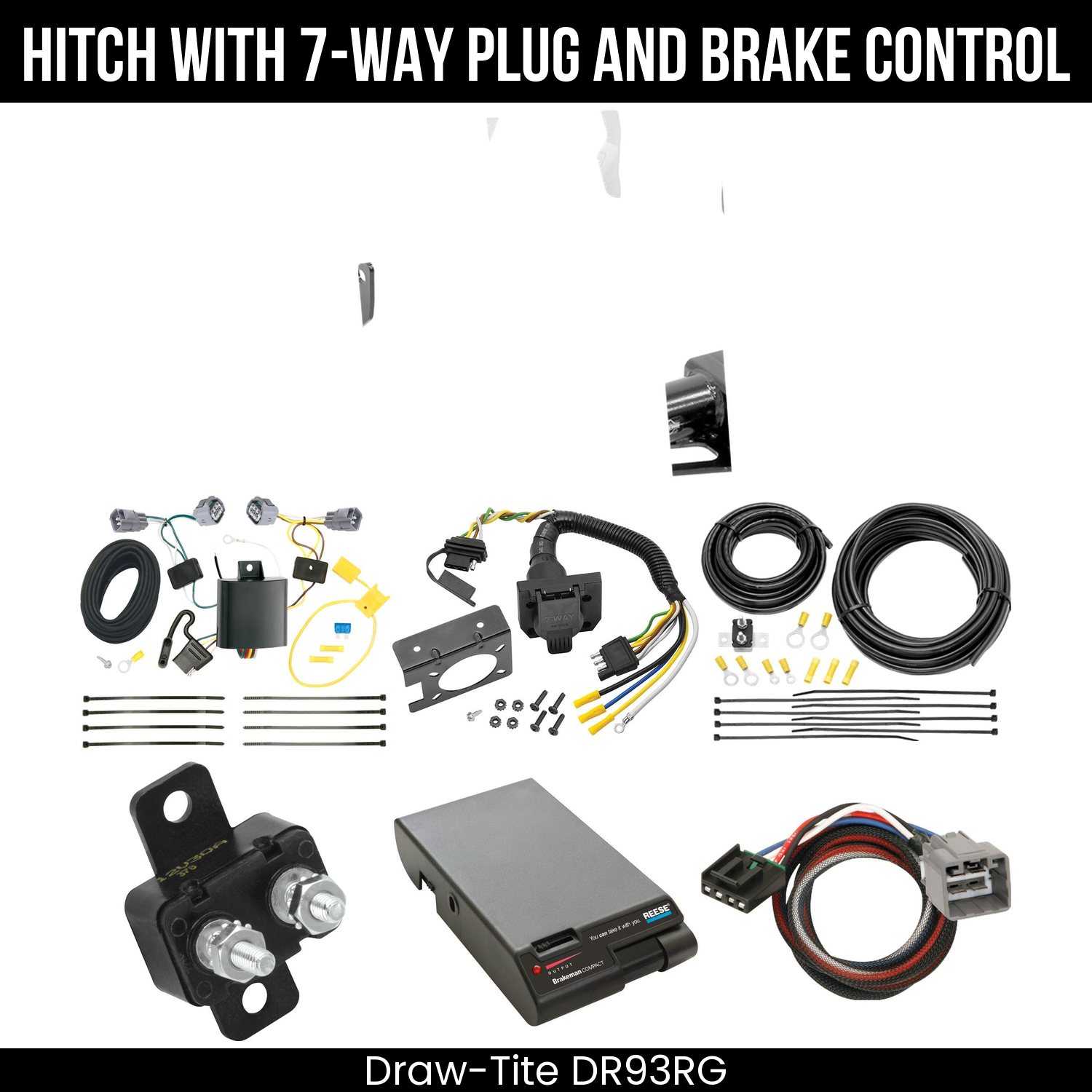 Trailer Hitch , 7-Way , Reese Brakeman Brake Control