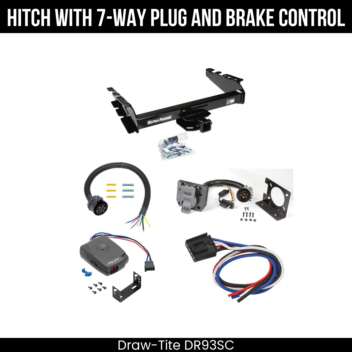 Trailer Hitch , 7-Way , Pro Series Pilot Brake Control