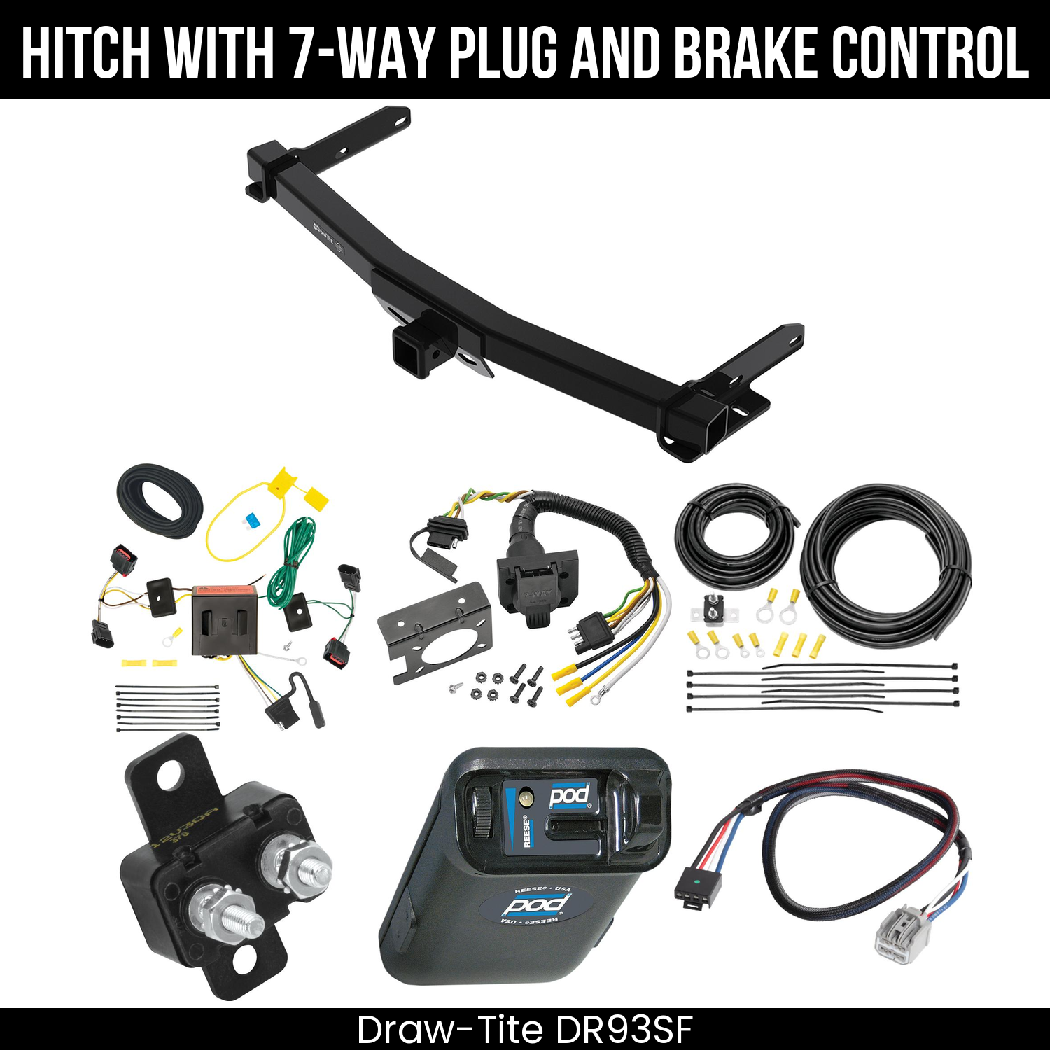 Trailer Hitch , 7-Way , Reese POD Brake Control
