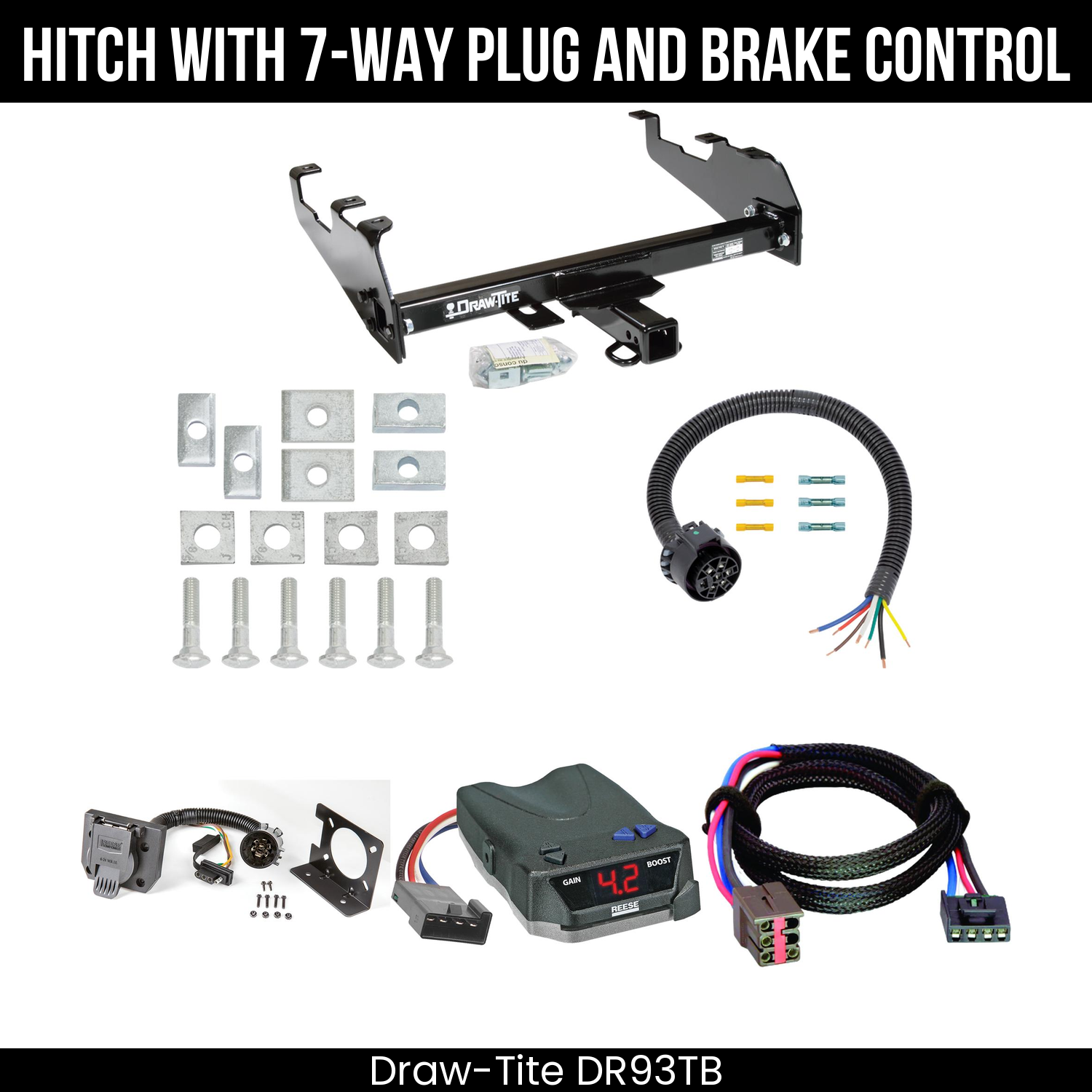 Trailer Hitch , 7-Way , Reese Brake EVN Control