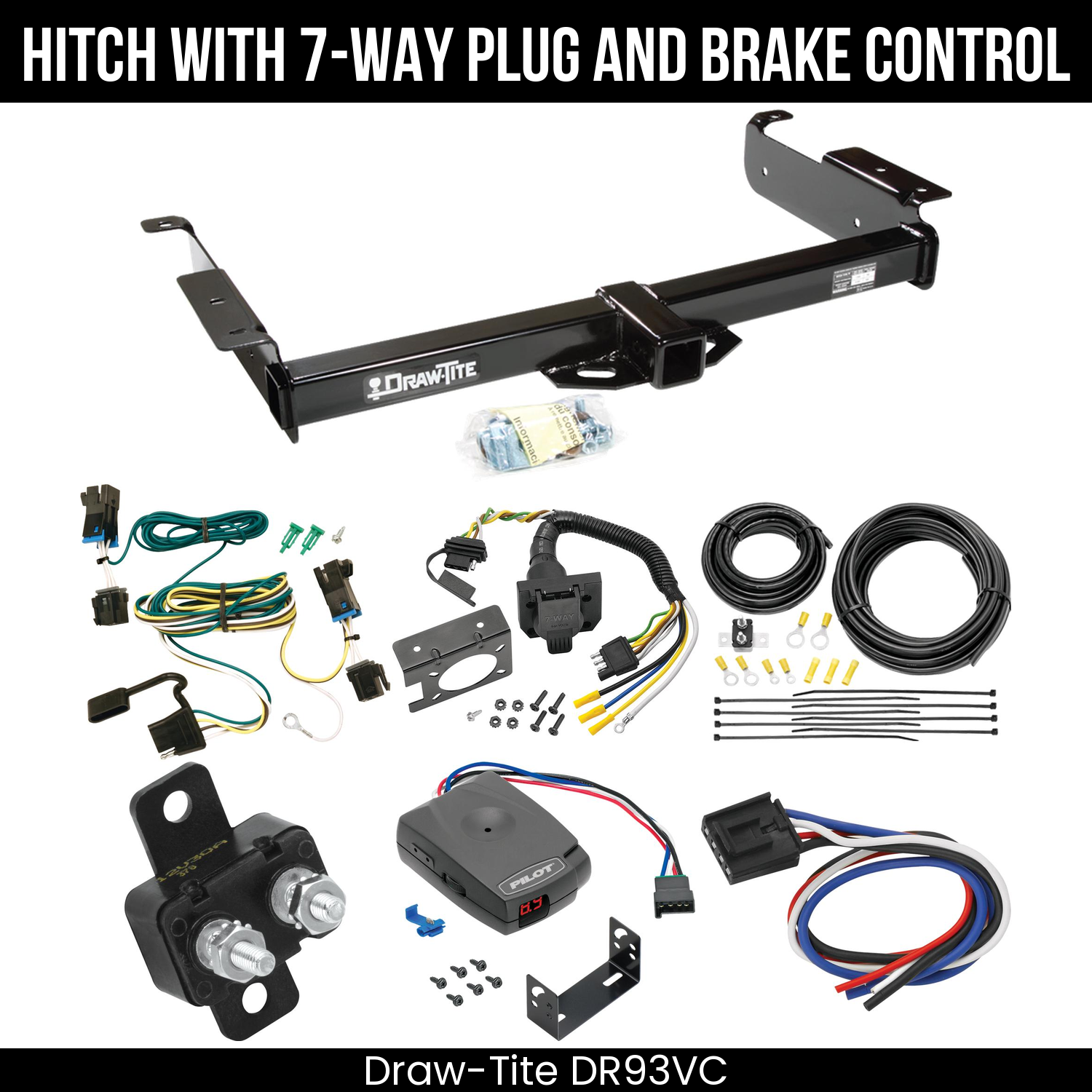 Trailer Hitch , 7-Way , Pro Series Pilot Brake Control