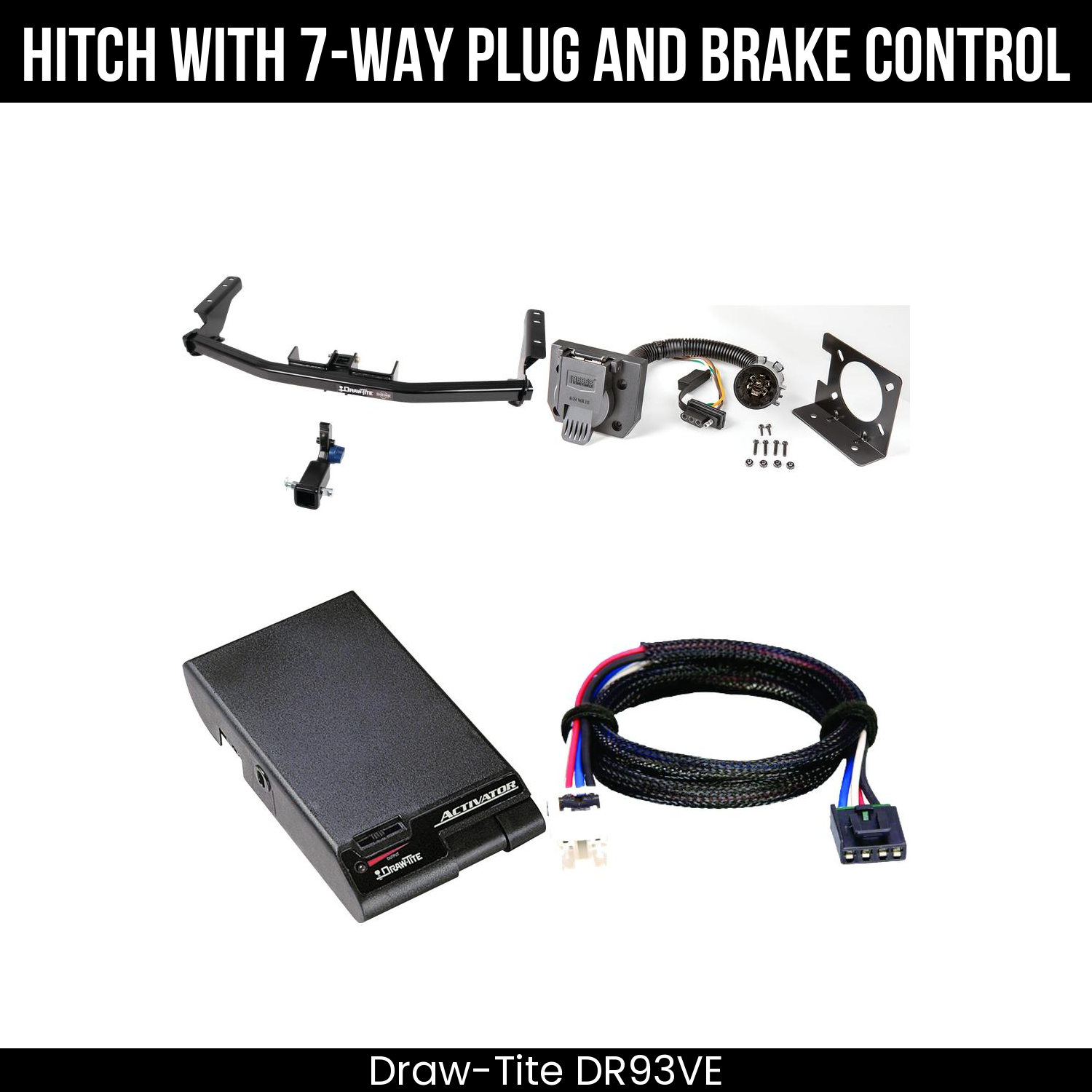 Trailer Hitch , 7-Way , Draw-Tite Activator Brake Control