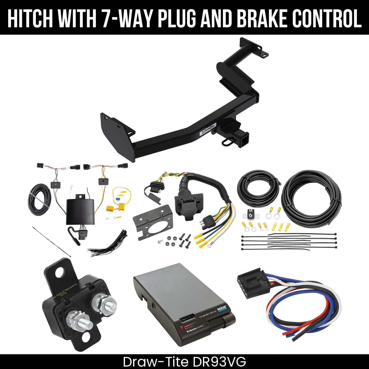 Trailer Hitch , 7-Way , Reese Brakeman Brake Control