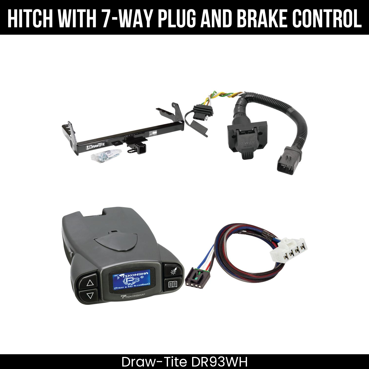 Trailer Hitch , 7-Way , Tekonsha Prodigy P3 Brake Control