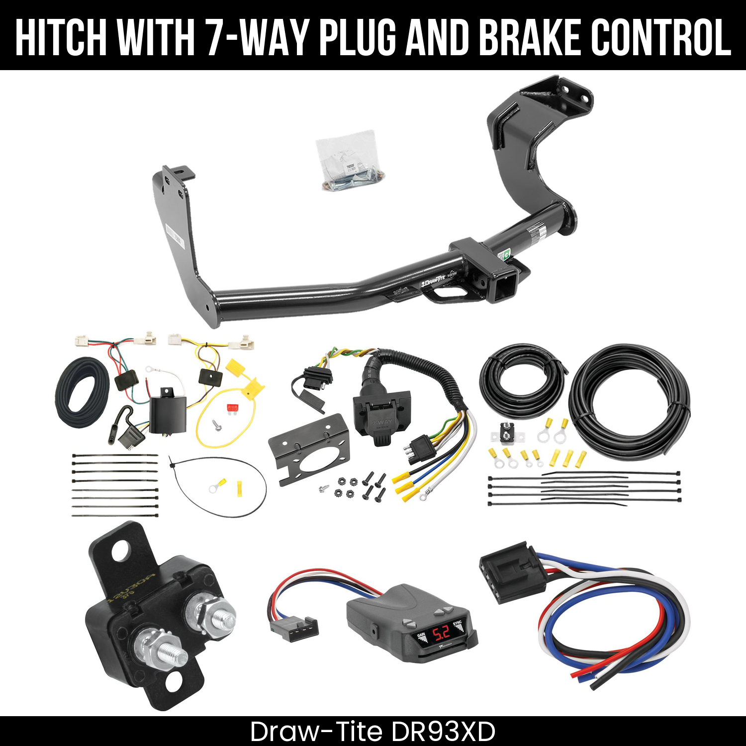 Trailer Hitch , 7-Way , Tekonsha Brakeman IV Brake Control