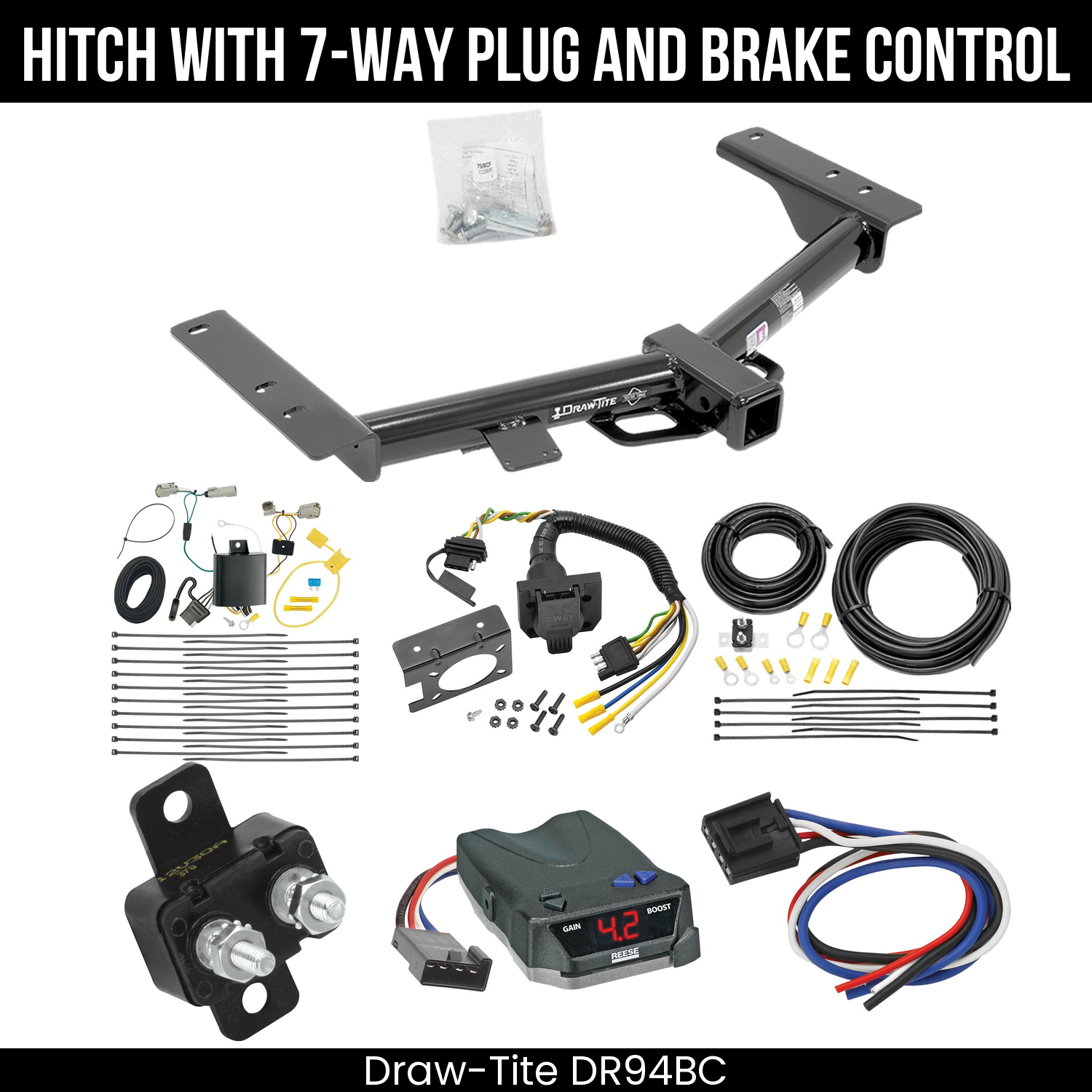 Trailer Hitch , 7-Way , Reese Brake EVN Control