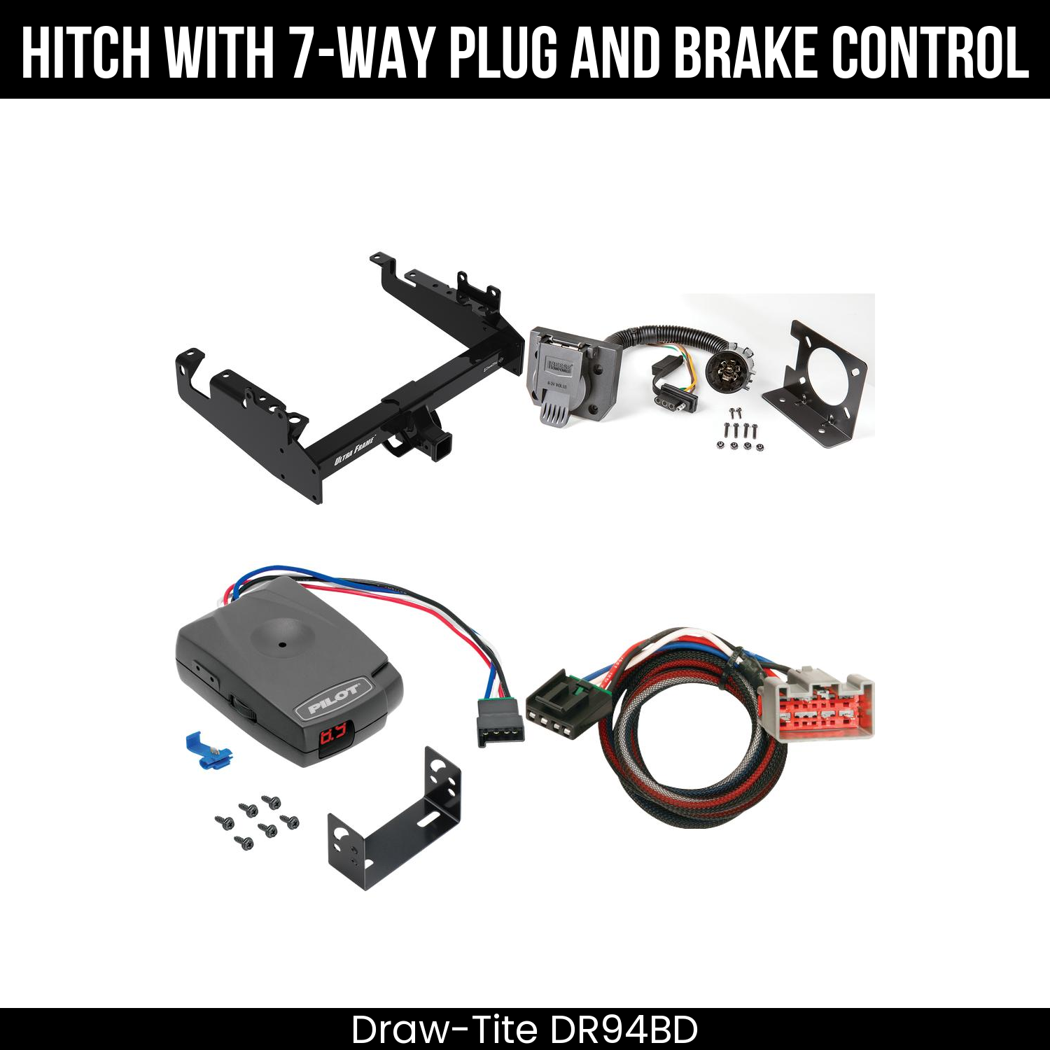Trailer Hitch , 7-Way , Pro Series Pilot Brake Control