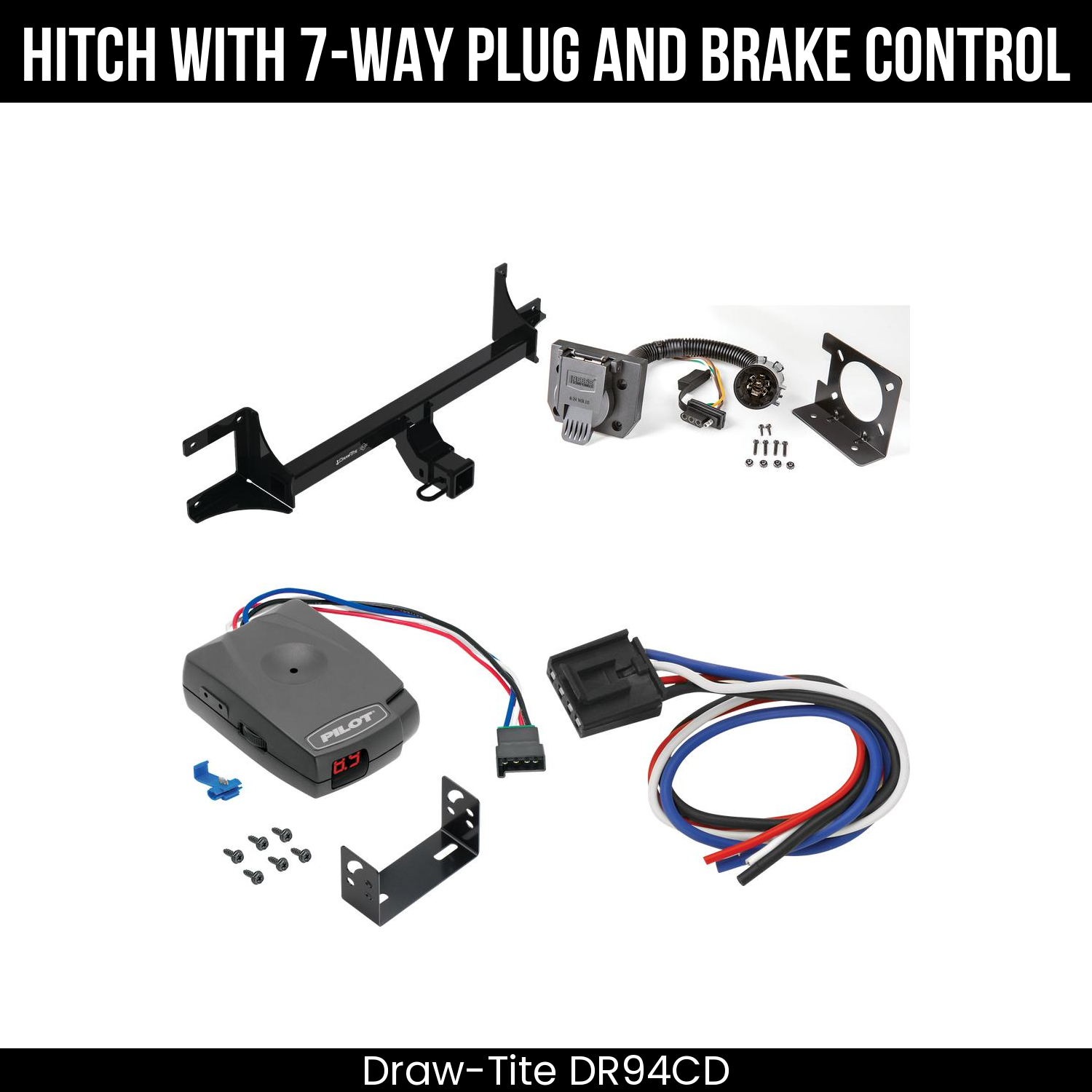 Trailer Hitch , 7-Way , Pro Series Pilot Brake Control