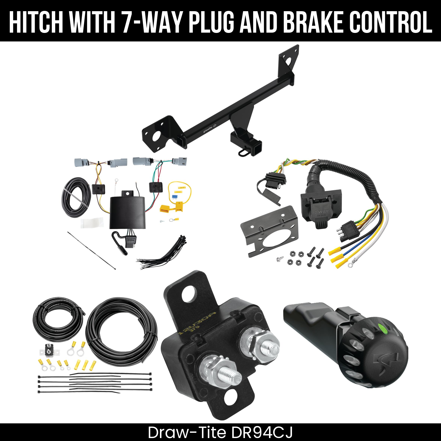 Trailer Hitch , 7-Way , Tekonsha Voyager iD Smart Brake Control