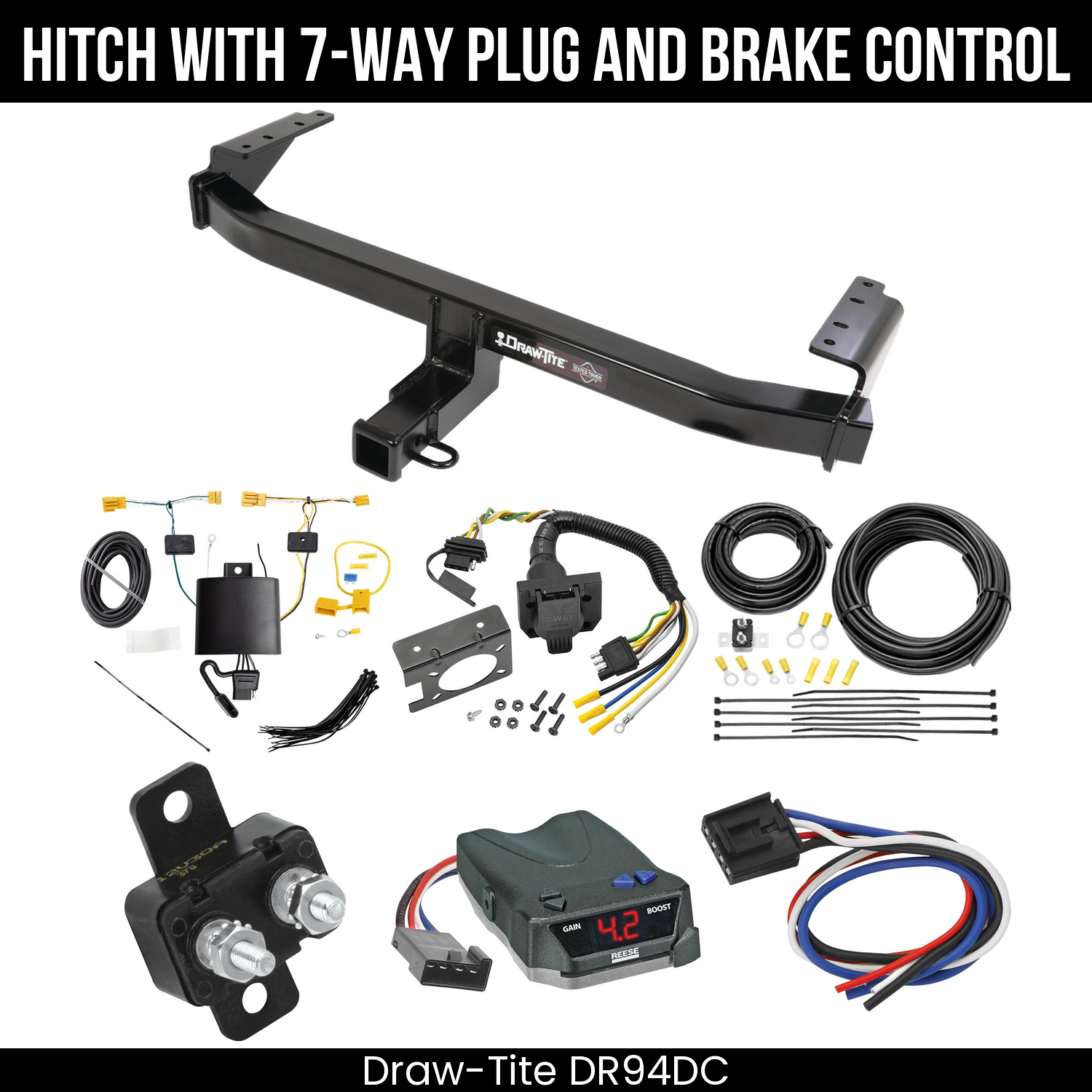 Trailer Hitch , 7-Way , Reese Brake EVN Control